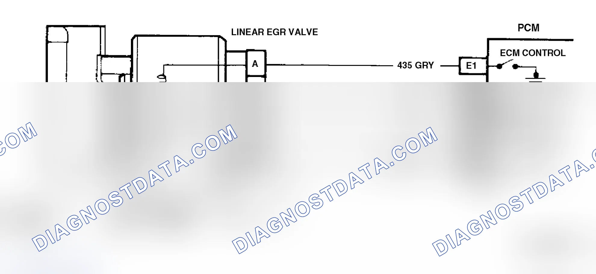 Scheme 38: Code 32 Schematic ("P" Series 4.3L) EGR Ckt. Error Using Manifold Vac., 2-Terminal Sol. & Back Press. EGR
