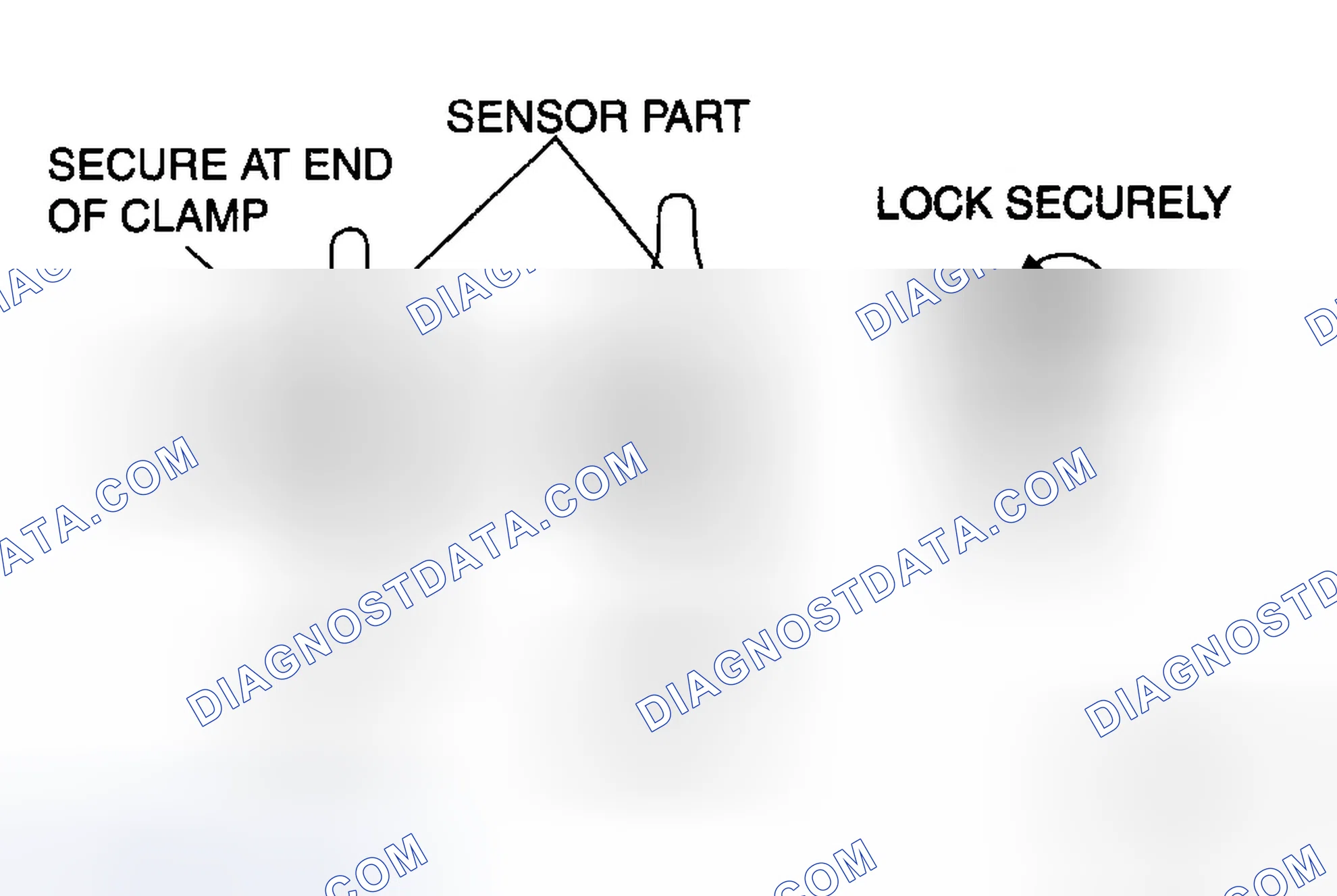 Scheme 147: Sensor Clamp Assembly Note
