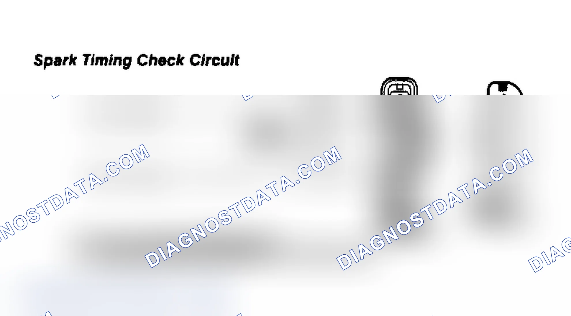 Scheme 41: Spark Timing Check Circuit