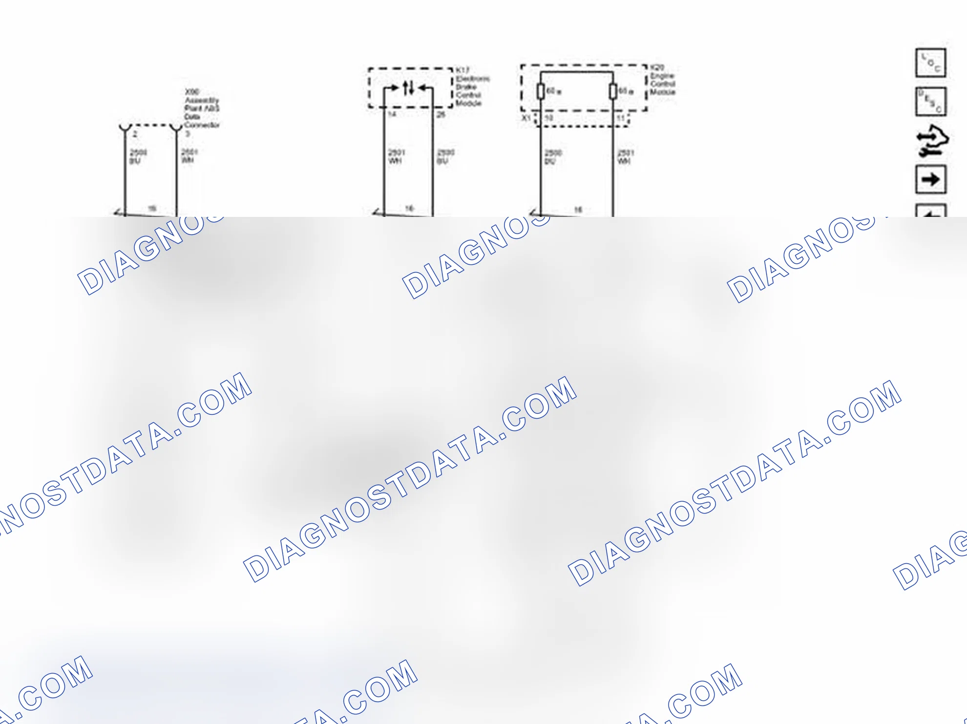 Scheme 4: High Speed GMLAN Bus 1 (2 of 2) Wiring Schematics