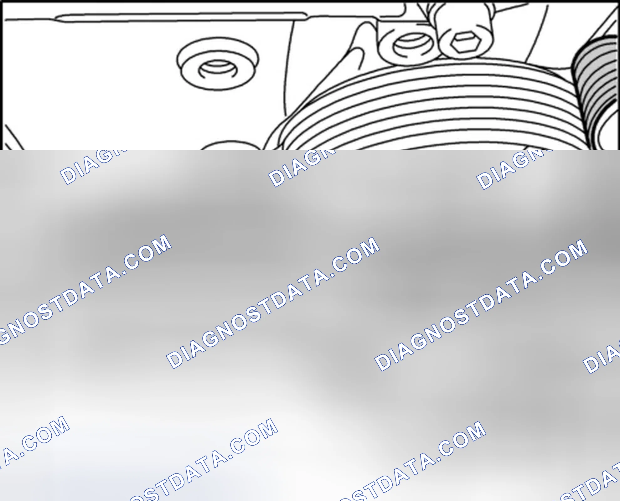 Scheme 71: Removing coolant pump