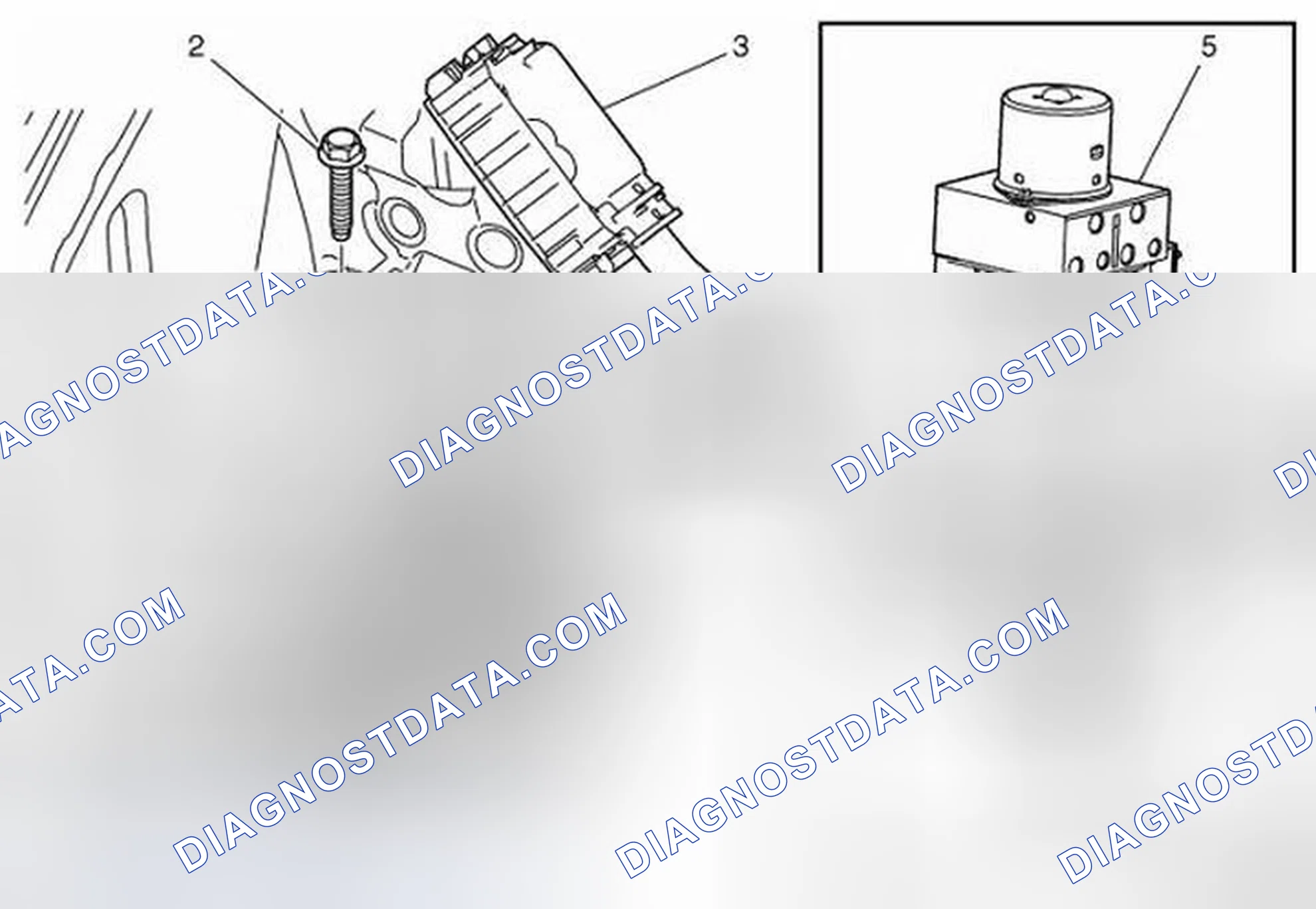 Scheme 6: Electronic Brake and Traction Control Module with Brake Pressure Modulator Valve Replacement