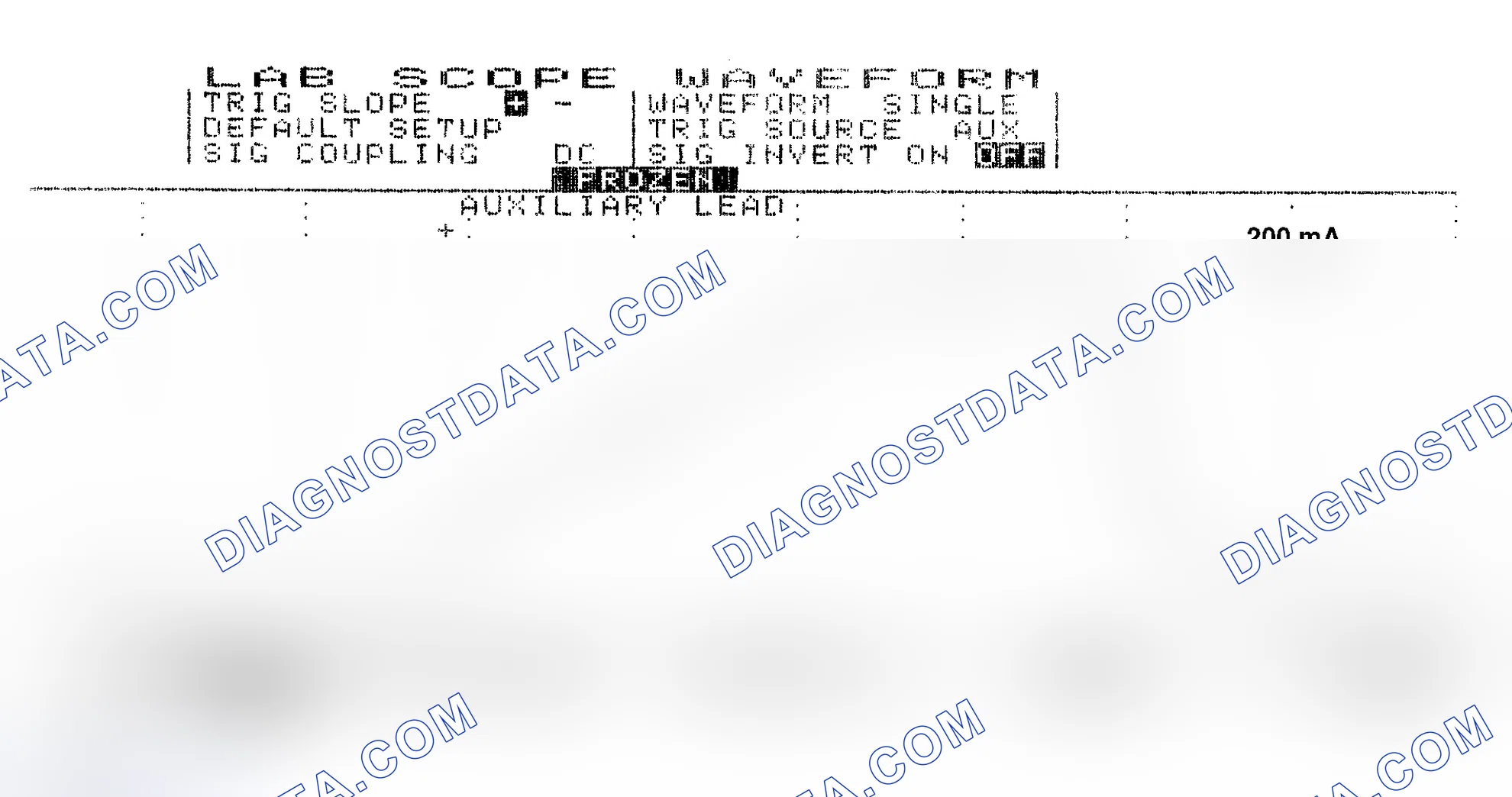 Scheme 13: Single Injector w/Normal Current Flow - Current Pattern