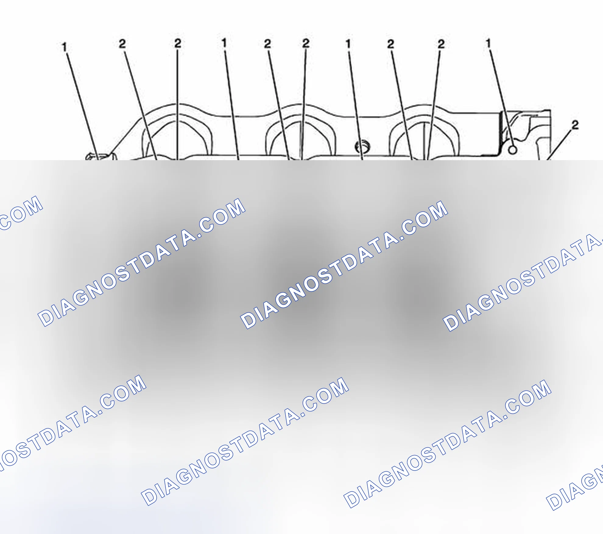 Scheme 197: Right Cylinder Head Camshaft Cover Face