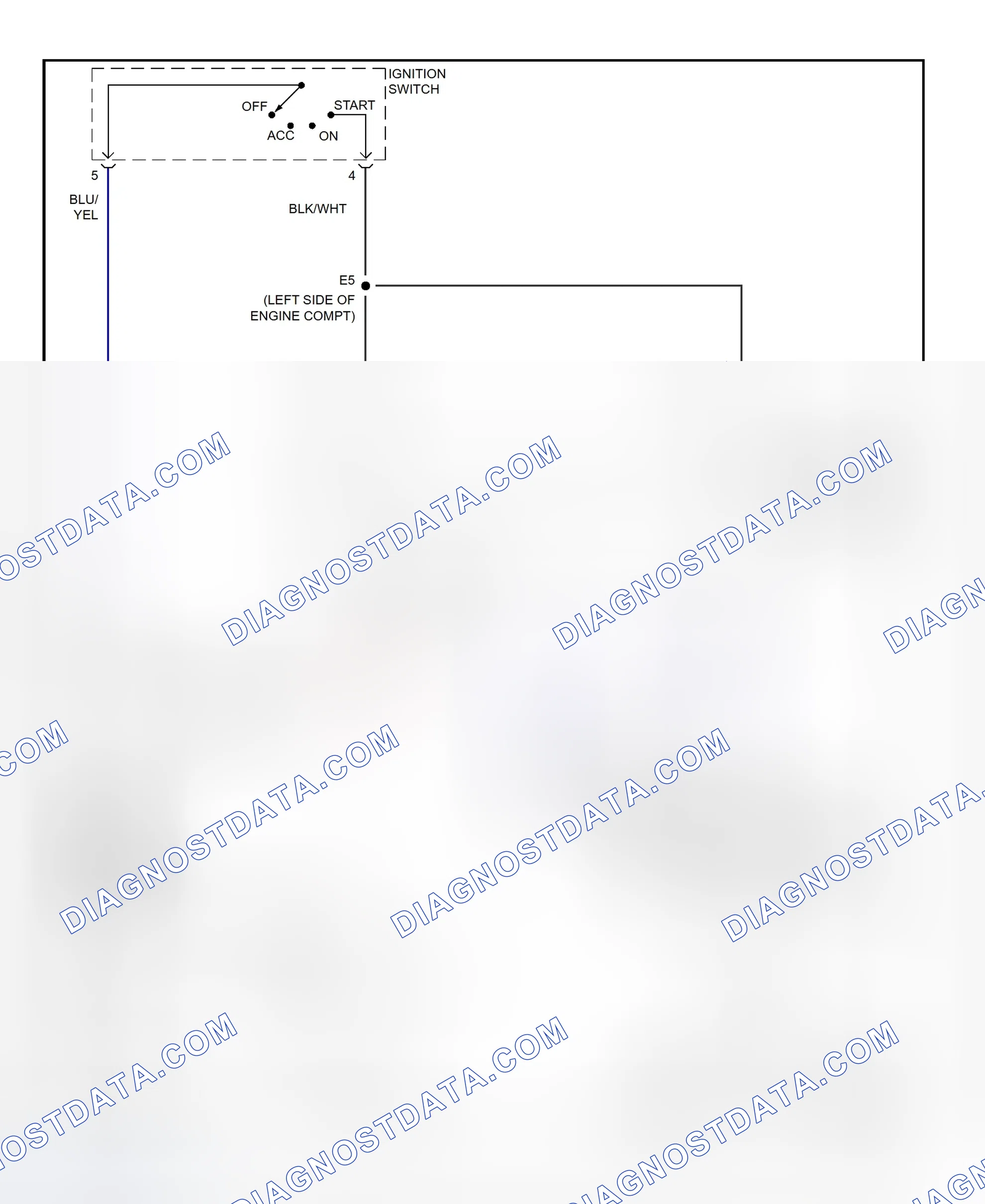 Fig. 26: Starting System Wiring Diagram (Highlander)