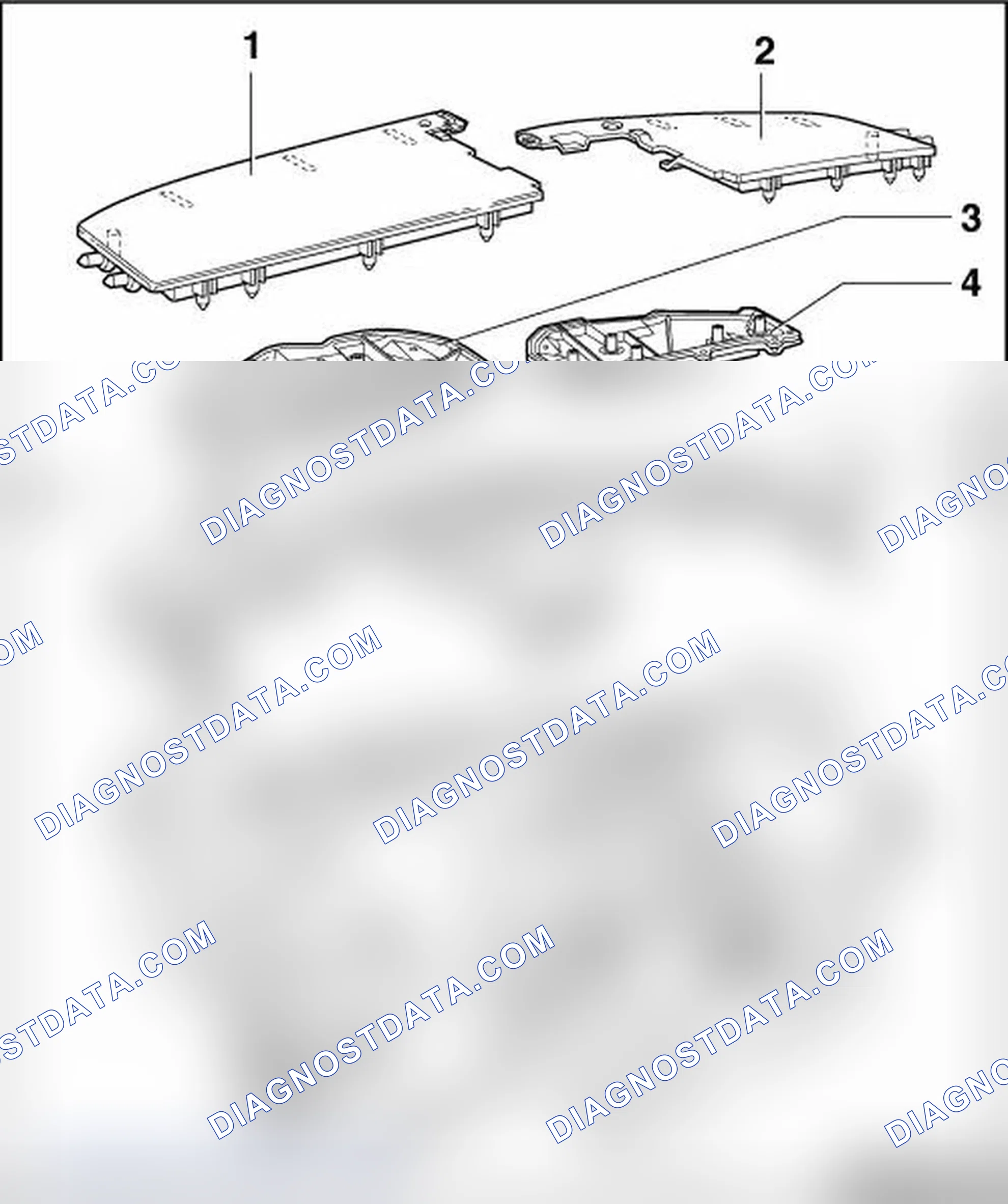 Scheme 23: DEFROSTER AIR OUTLET PANEL