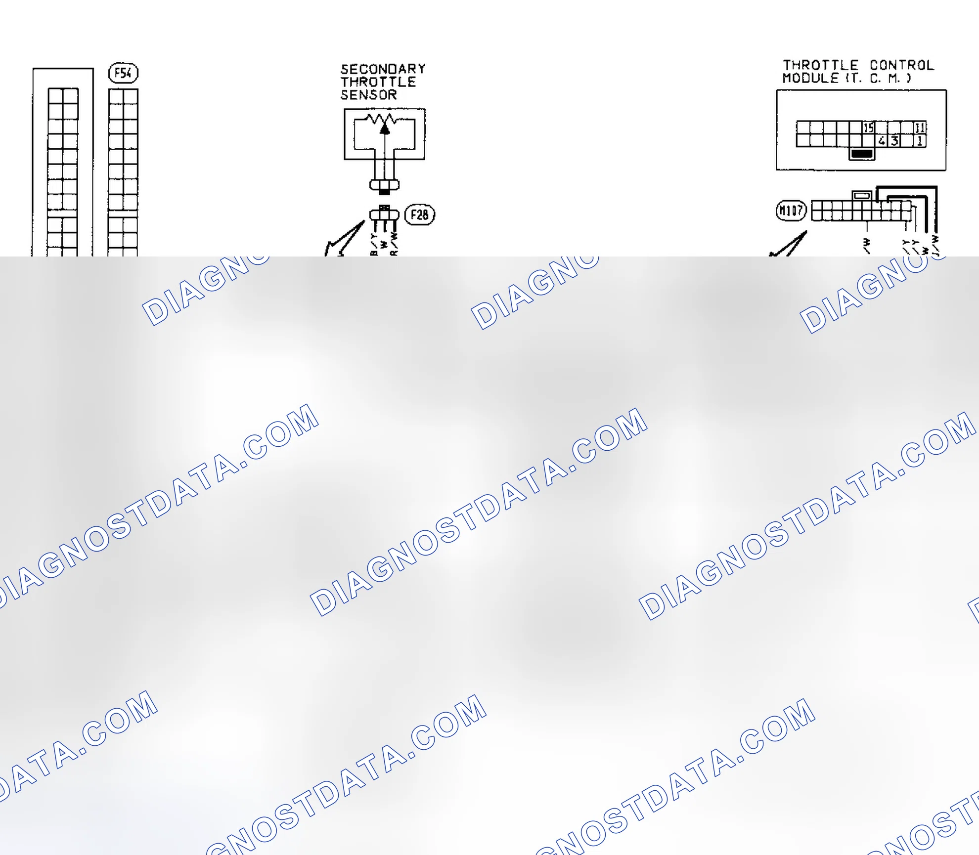 Scheme 46: DTC 46 - SECONDARY THROTTLE SENSOR