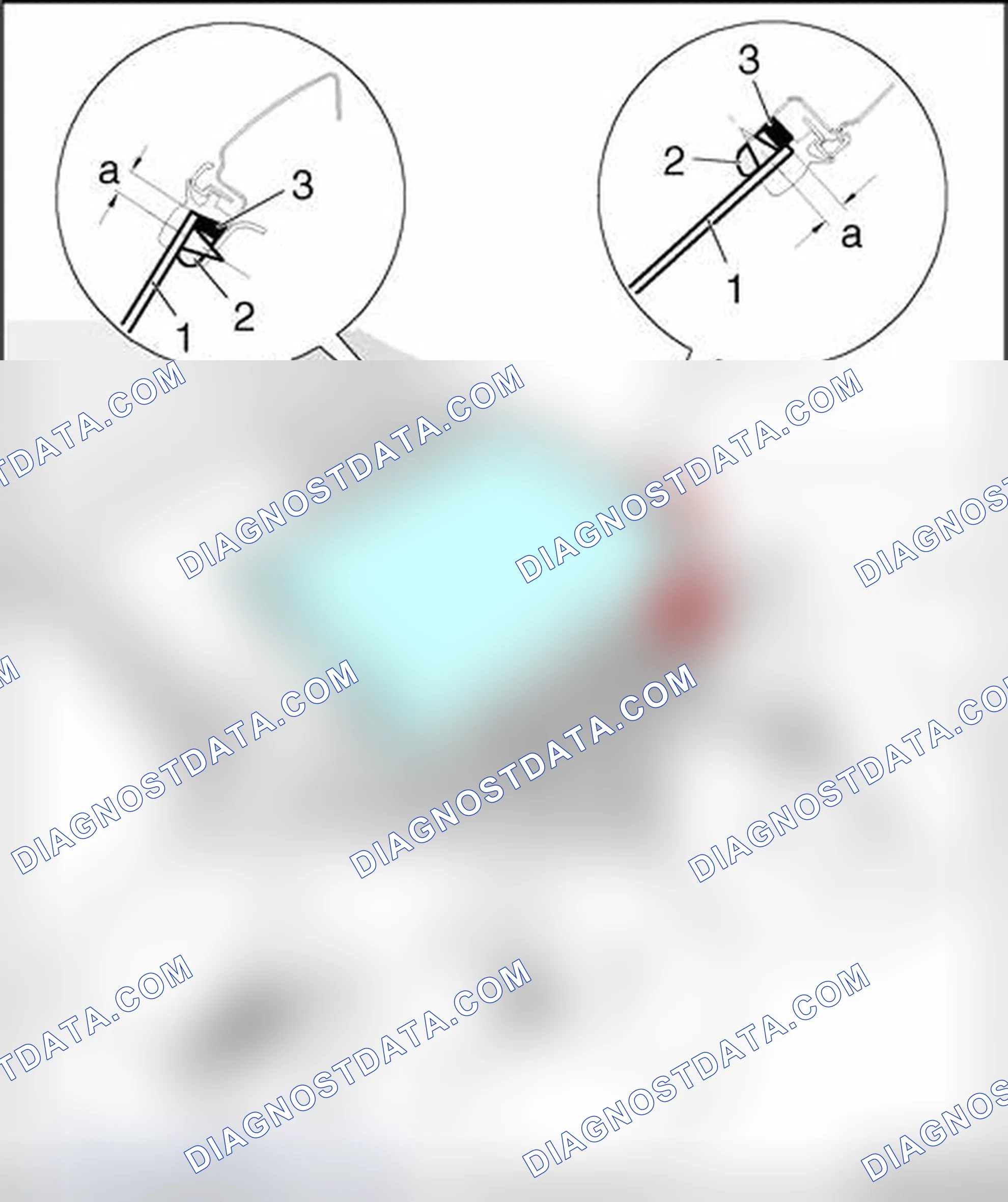Scheme 202: Side window (Avant), removing and installing - assembly overview