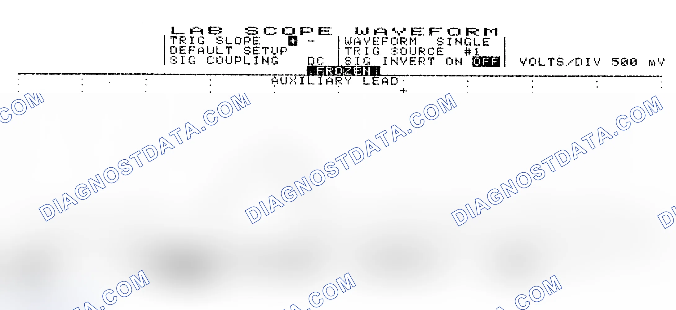 Scheme 10: Single Injector w/Excessive Current Flow - Current Pattern