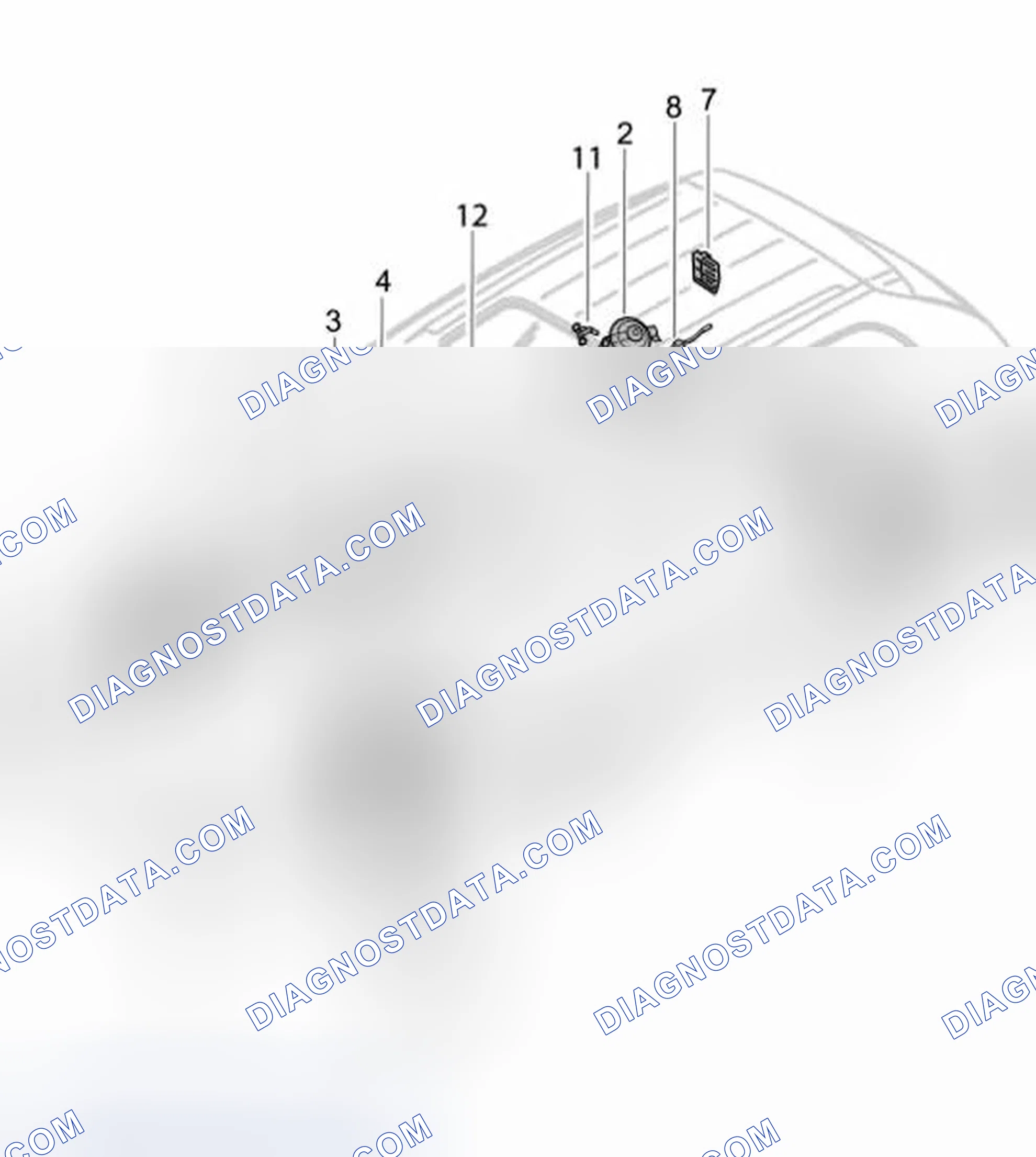Scheme 27: Position of air suspension components