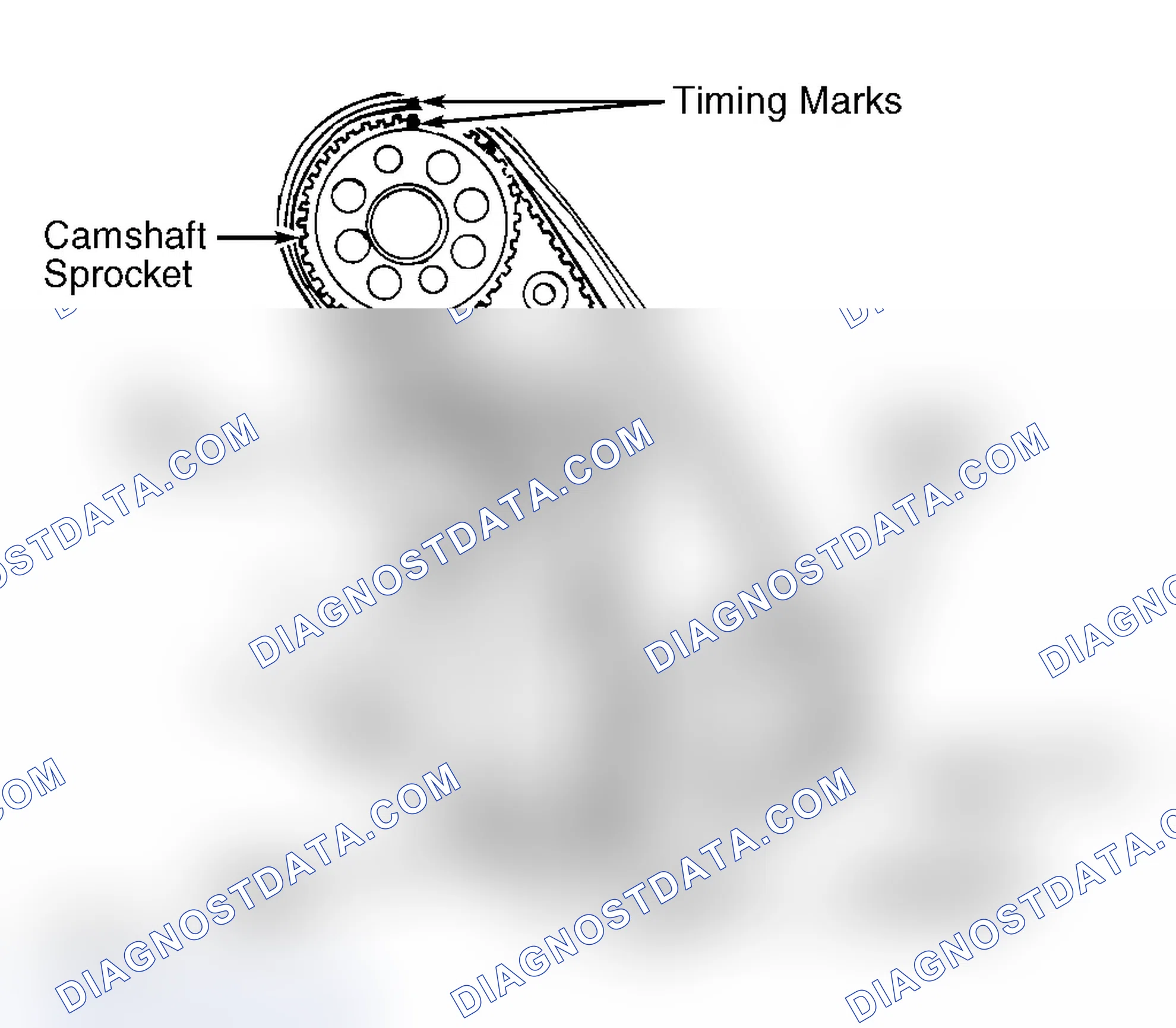 Scheme 9: ALIGNING CAMSHAFT TIMING MARKS - 2.3L