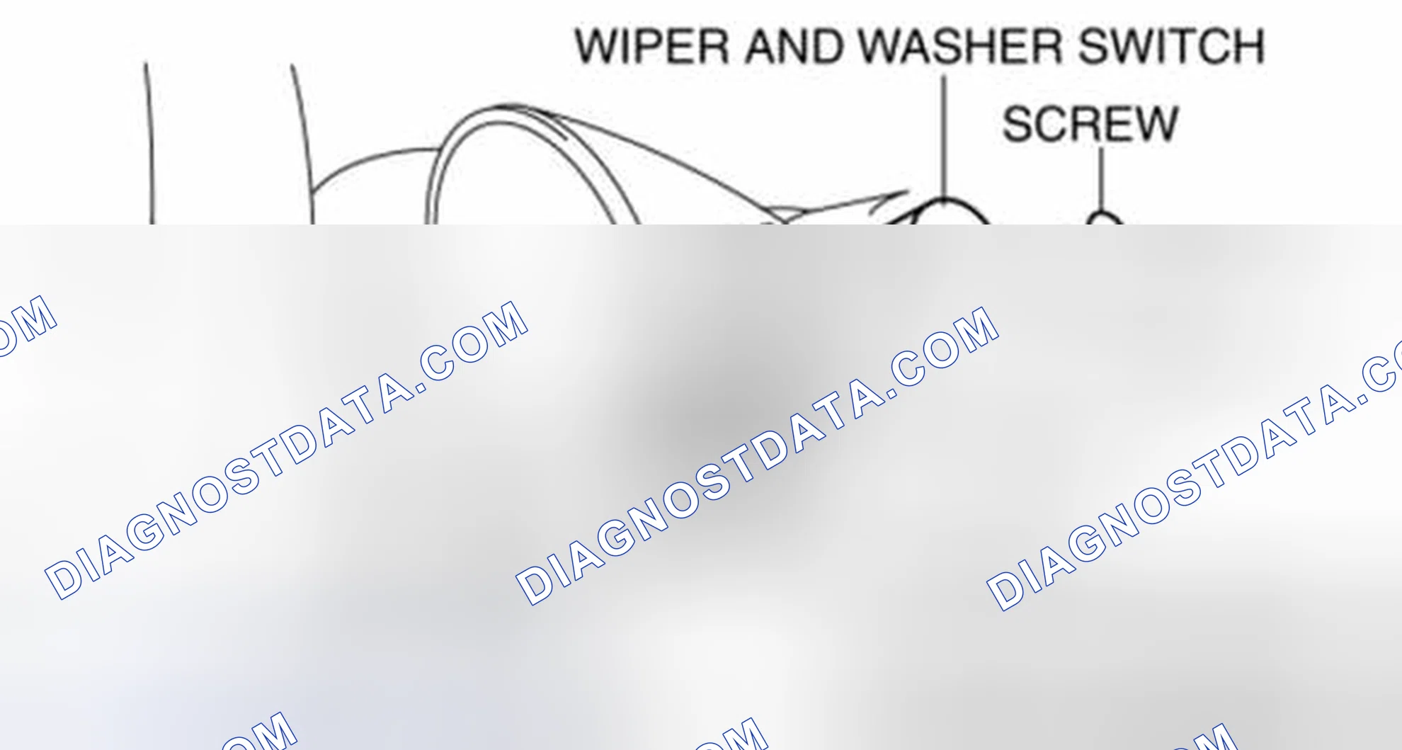 Scheme 38: WIPER AND WASHER SWITCH REMOVAL/INSTALLATION