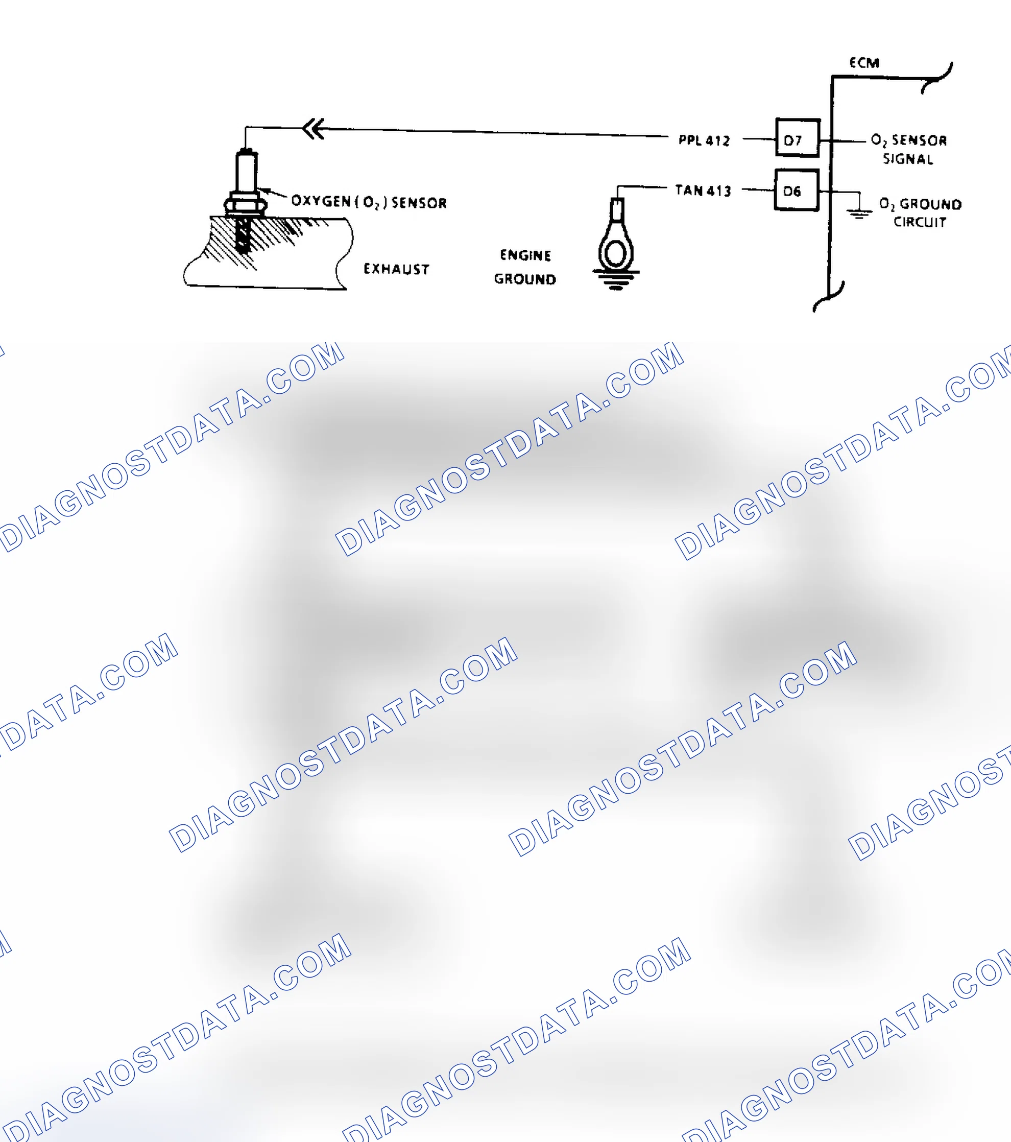 Scheme 158: Code 45, Rich Exhaust Indication Flow Chart & Schematic