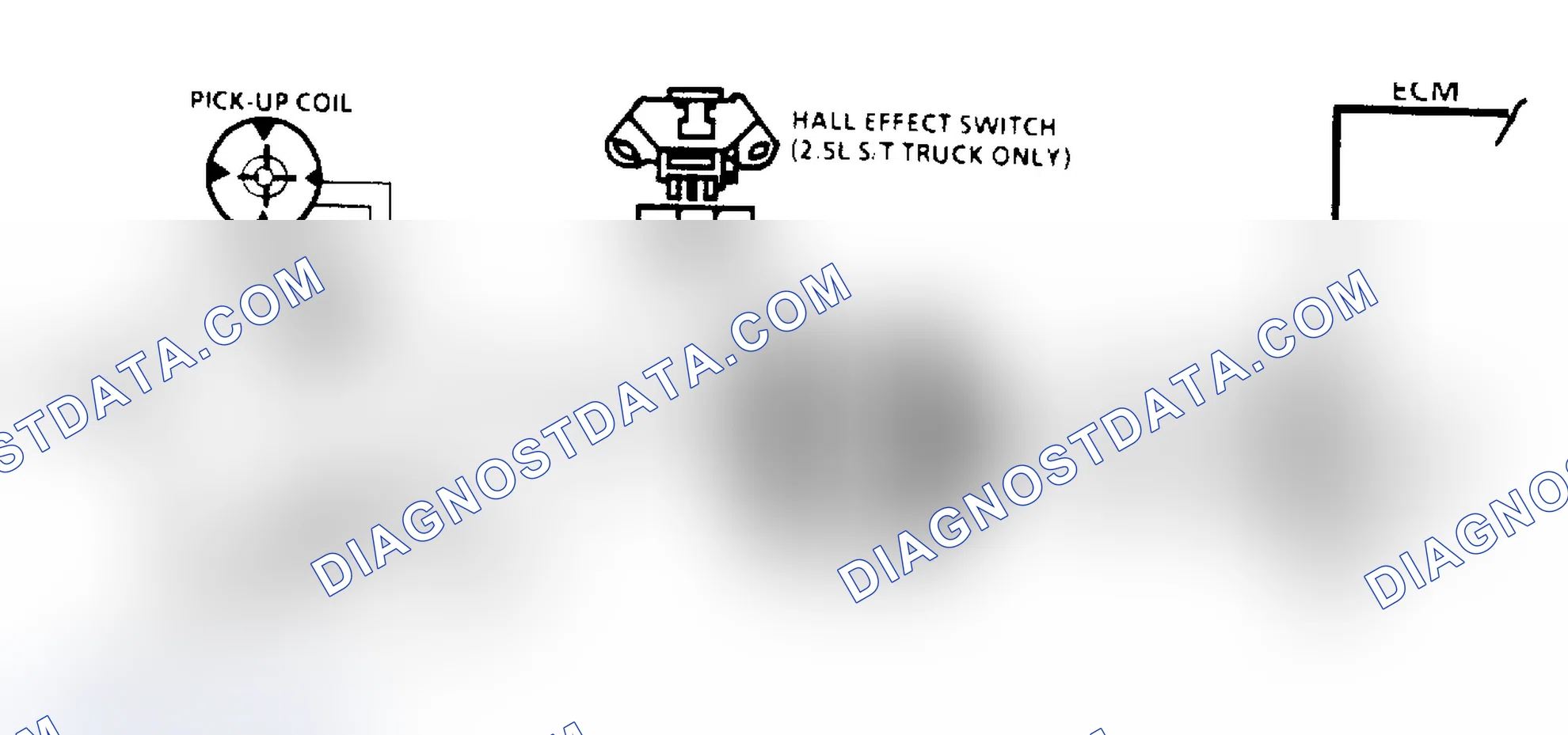 Scheme 111: Ignition System Check (Remote Coil) Schematic (2.5L "S/T" Series)
