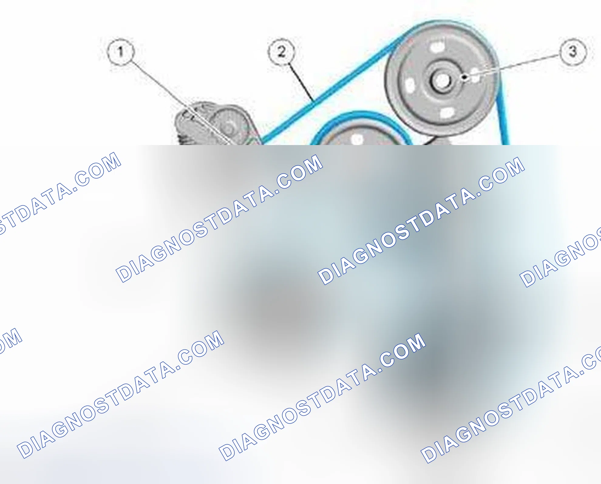 Scheme 1: Front End Accessory Drive (FEAD) Belt Routing - 2.0L GTDI
