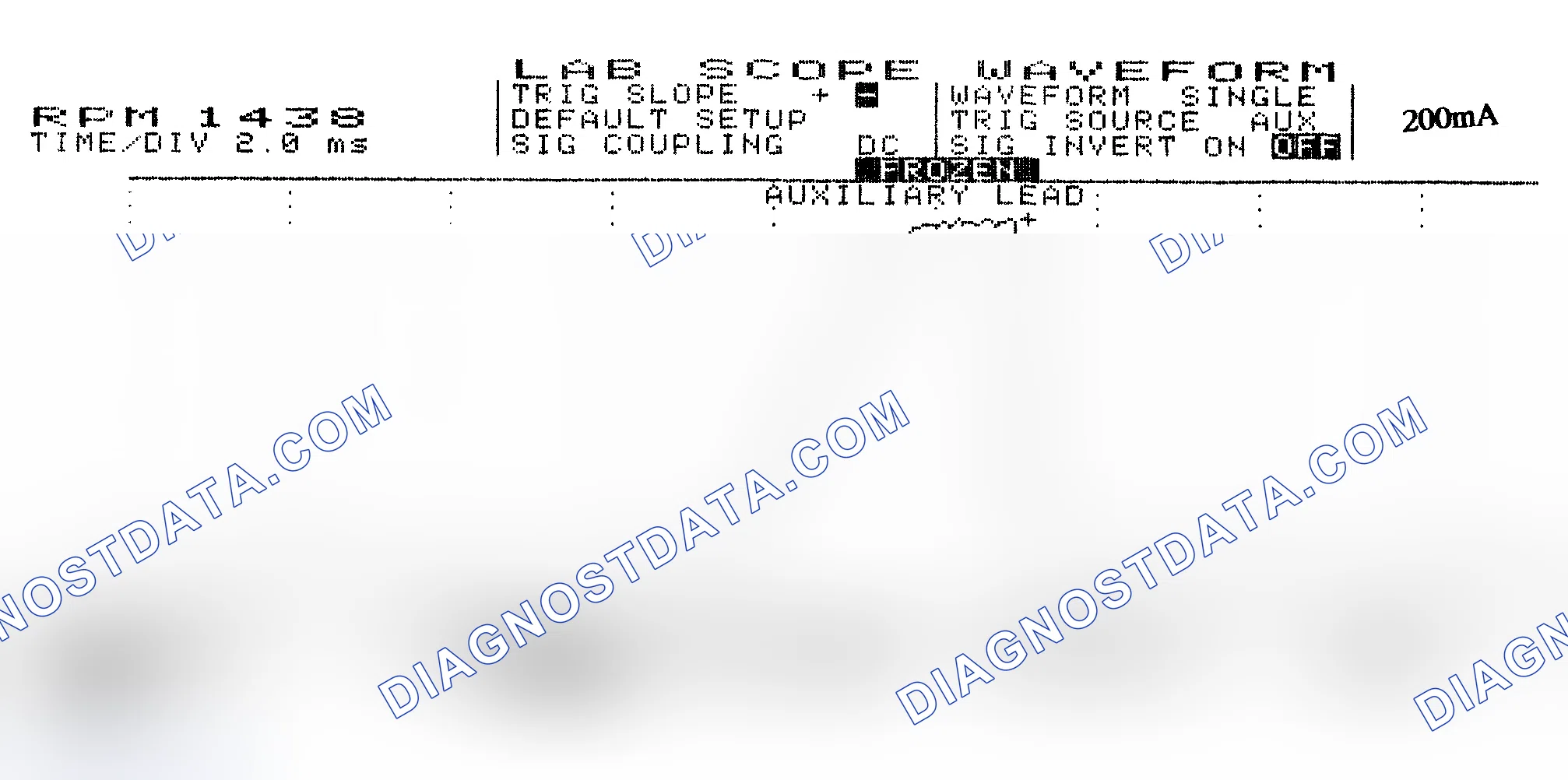 Scheme 15: Single Injector w/Normal Current Flow - Current Pattern