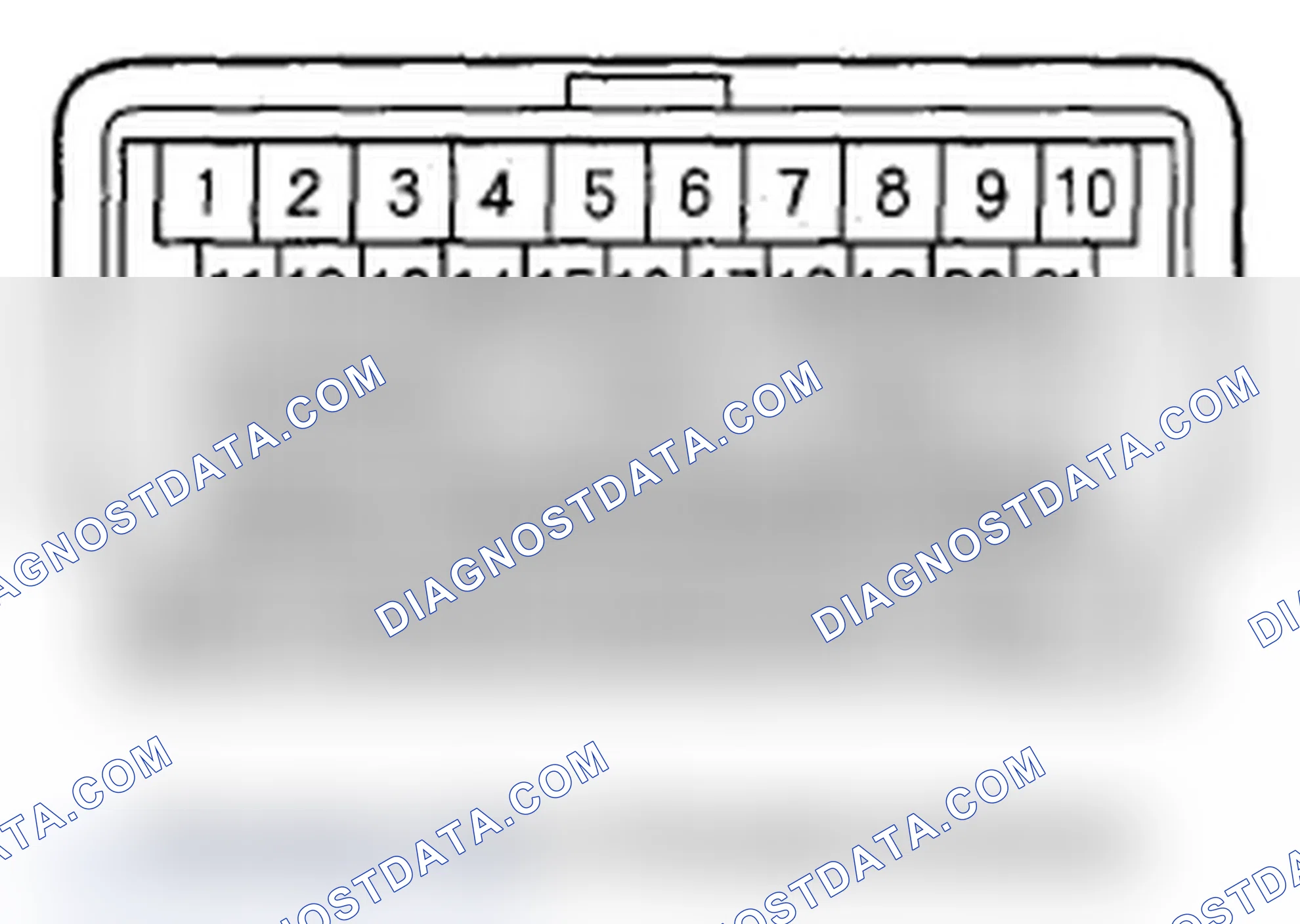 Scheme 34: PCM A/T Control System Inputs and Outputs at PCM connector B (delta) (49P)
