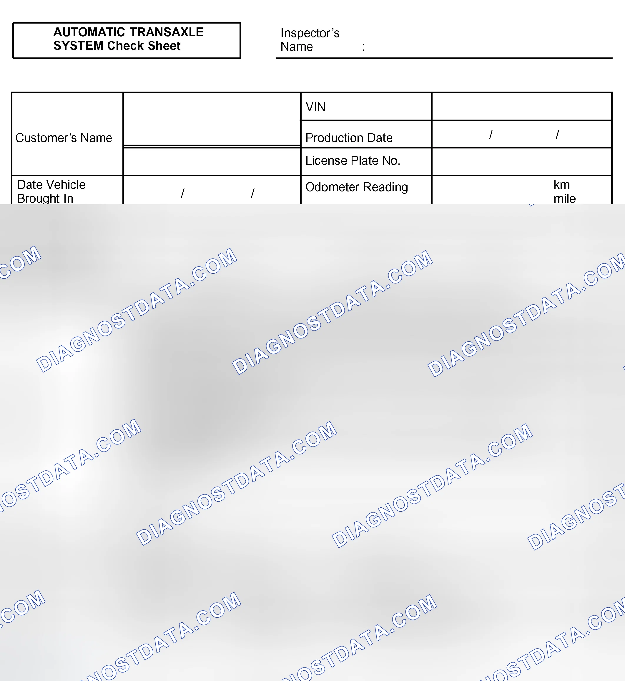 Scheme 239: CUSTOMER PROBLEM ANALYSIS CHECK