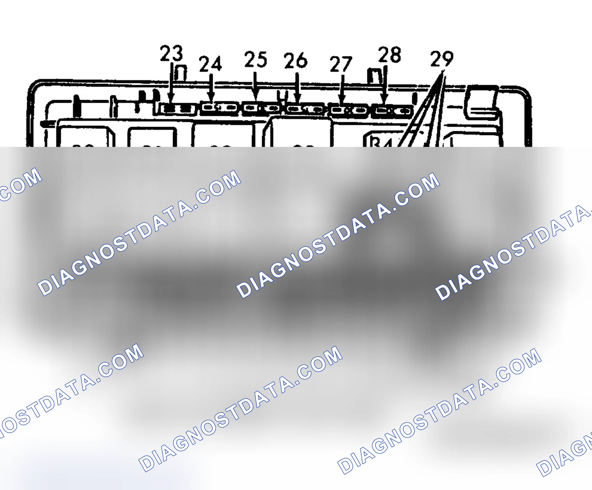 Scheme 5: FUSE PANEL IDENTIFICATION (1984 5000S)
