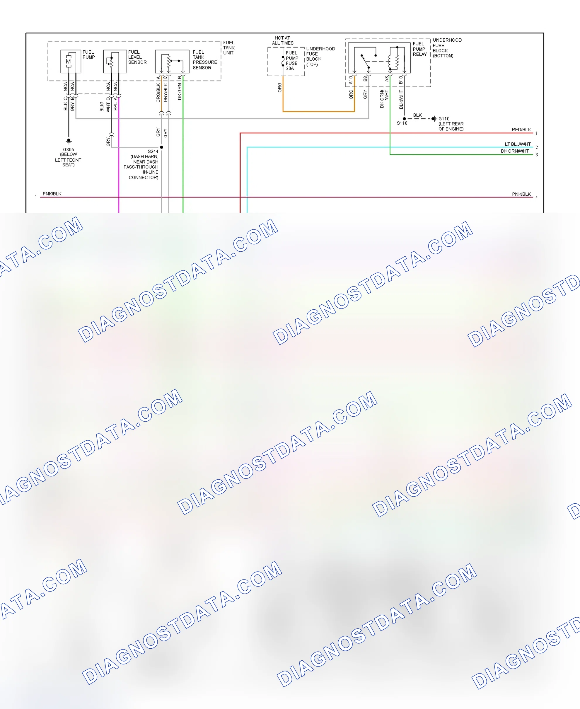 Scheme 100: PCM Wiring Diagram (Camaro & Firebird - 5.7L - 3 Of 4)