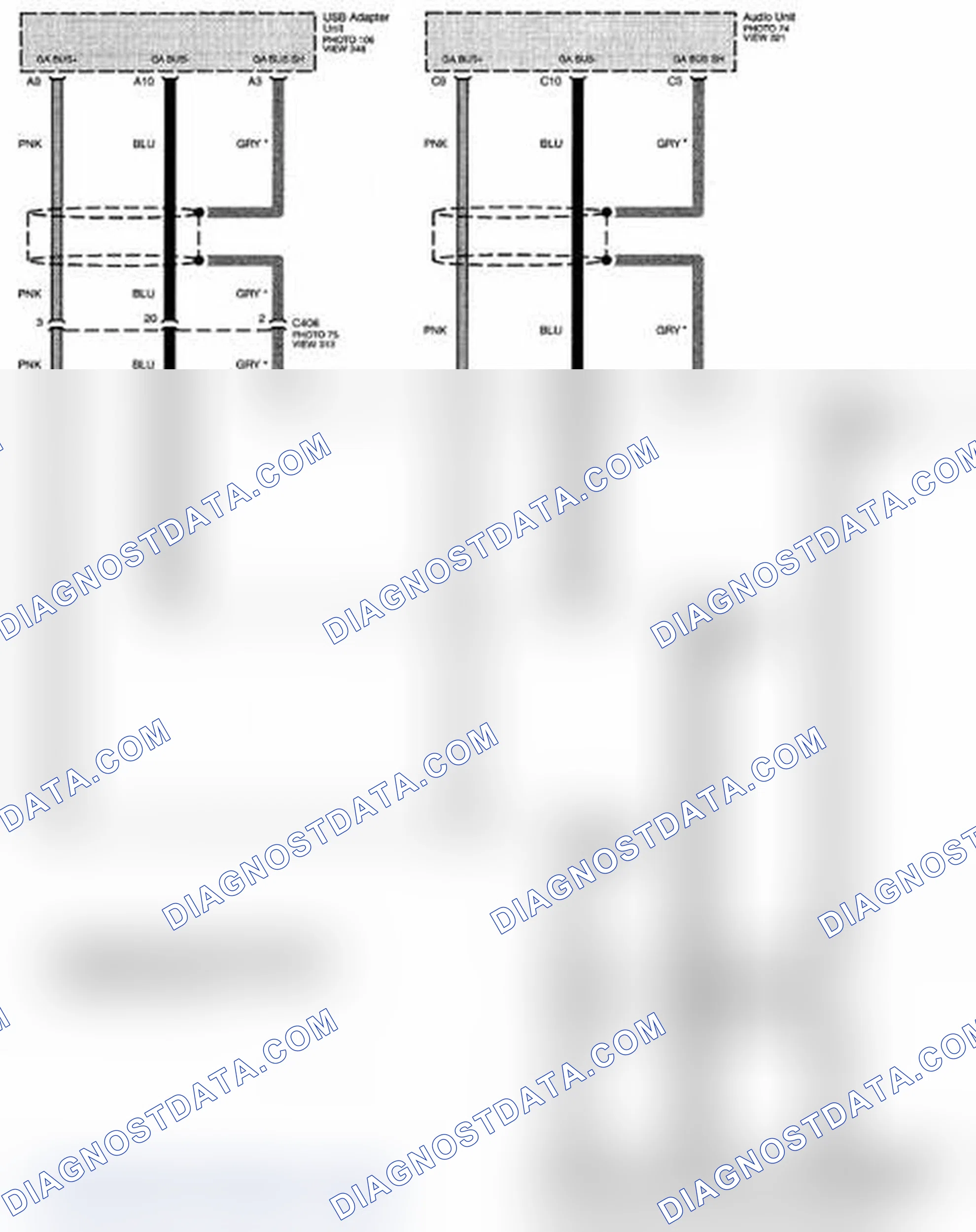Scheme 294: Multiplex Integrated Control System Circuit Diagram - GA-NET Bus (Without XM Radio) (Page 50-12)