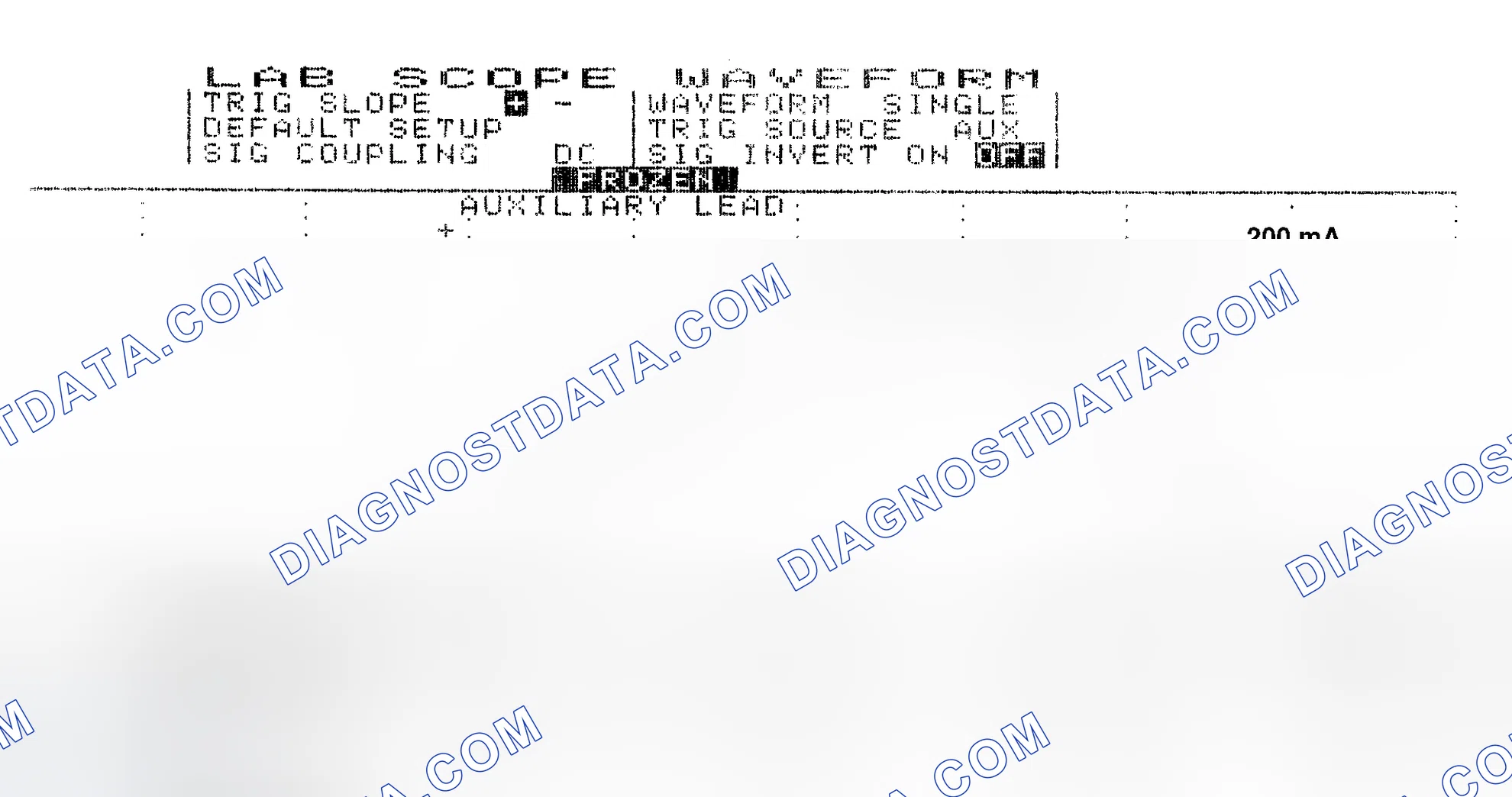 Scheme 13: Single Injector w/Normal Current Flow - Current Pattern