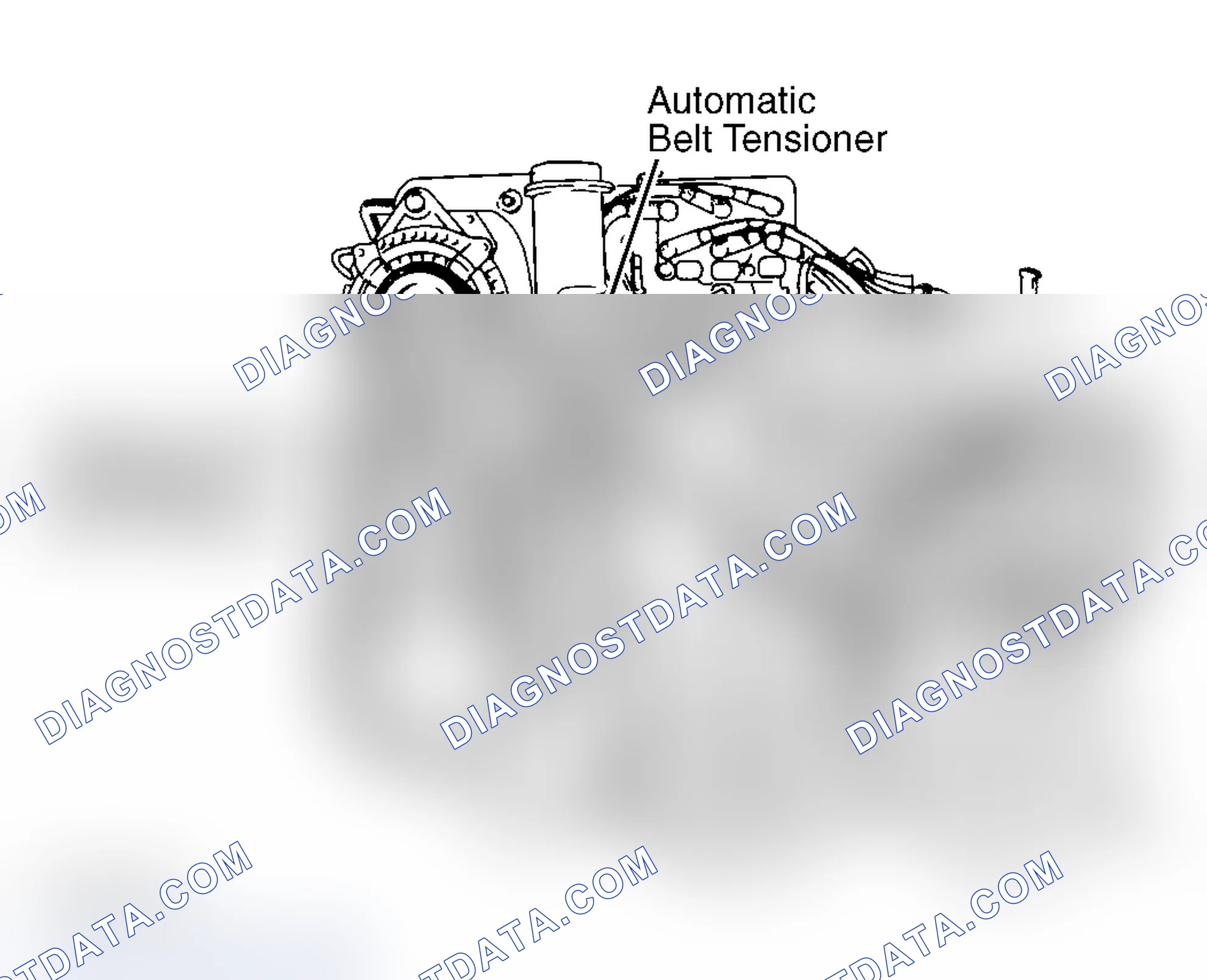Scheme 10: DRIVE BELT ROUTING (3.3L & 3.8L CARAVAN, TOWN & COUNTRY, & VOYAGER)