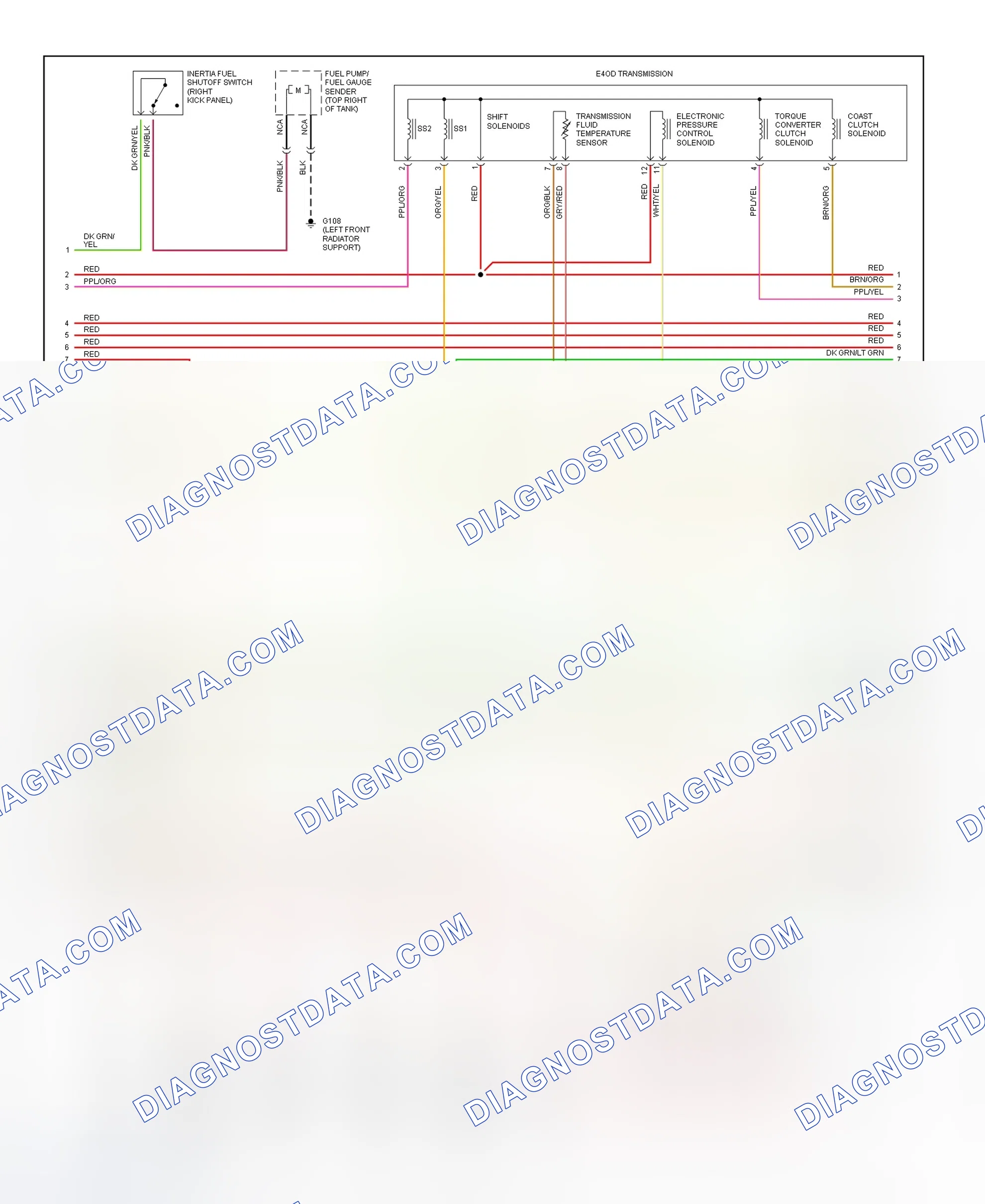 Scheme 95: 4.9L PCM Wiring Diagram (3 Of 4)