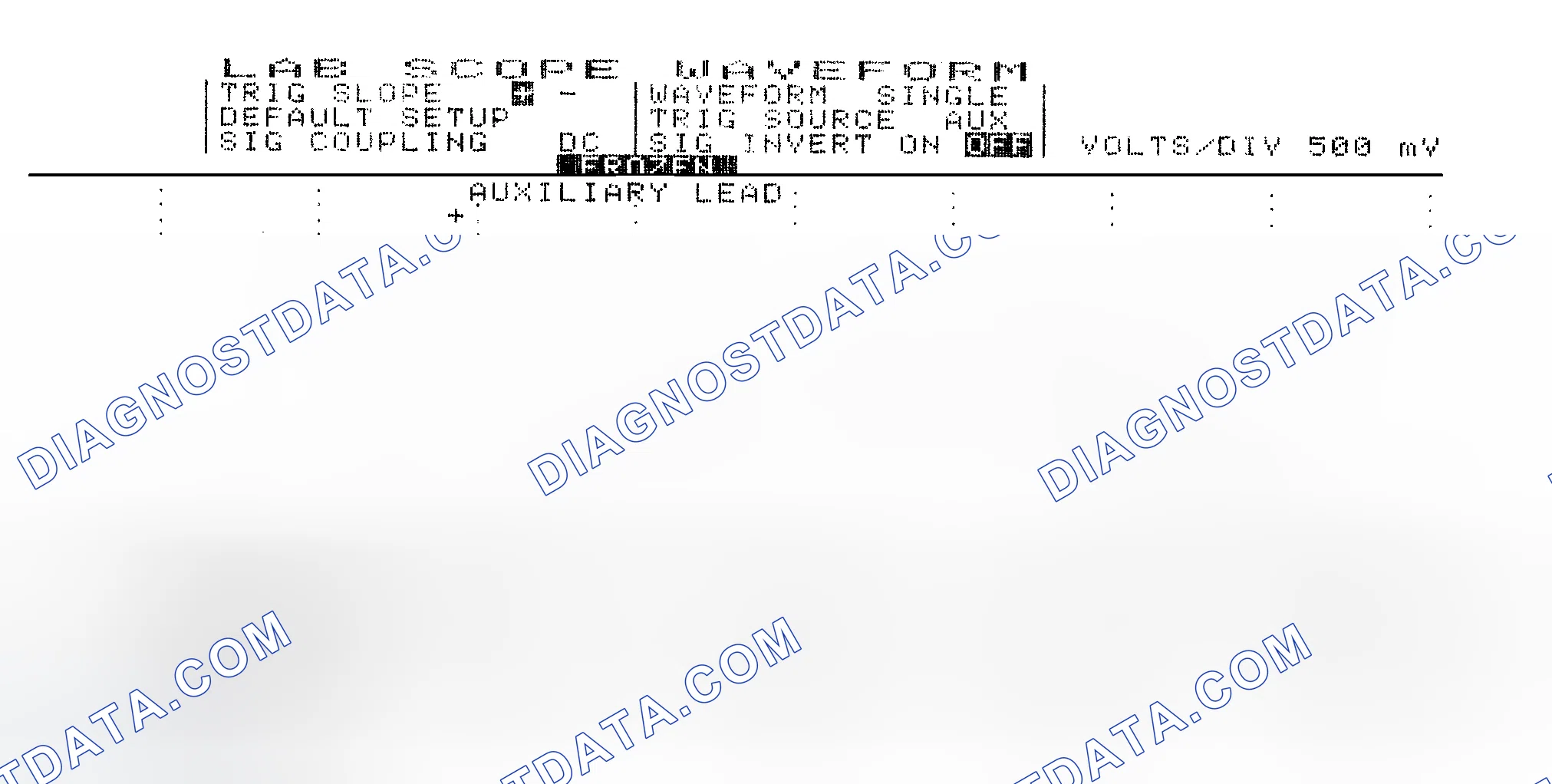 Scheme 14: Single Injector w/Excessive Current Flow - Current Pattern