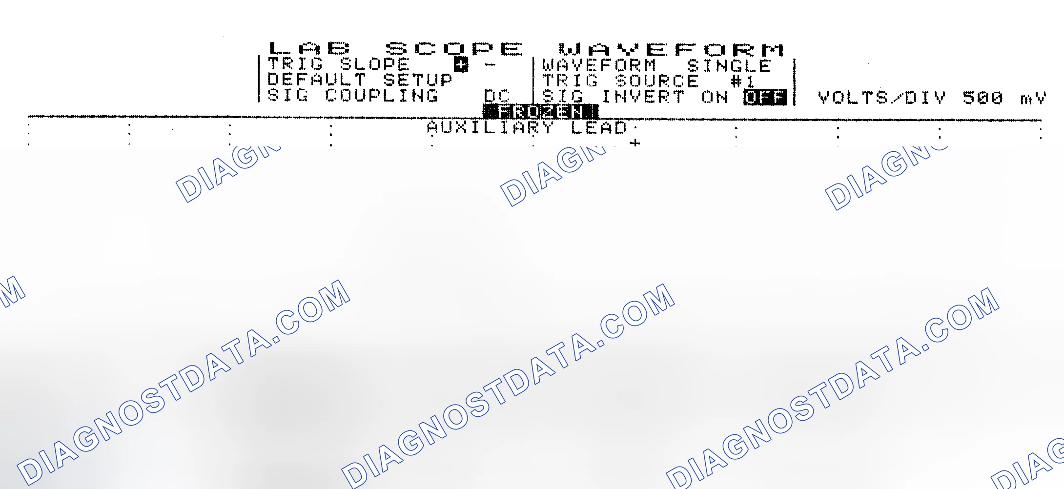 Scheme 10: Single Injector w/Excessive Current Flow - Current Pattern