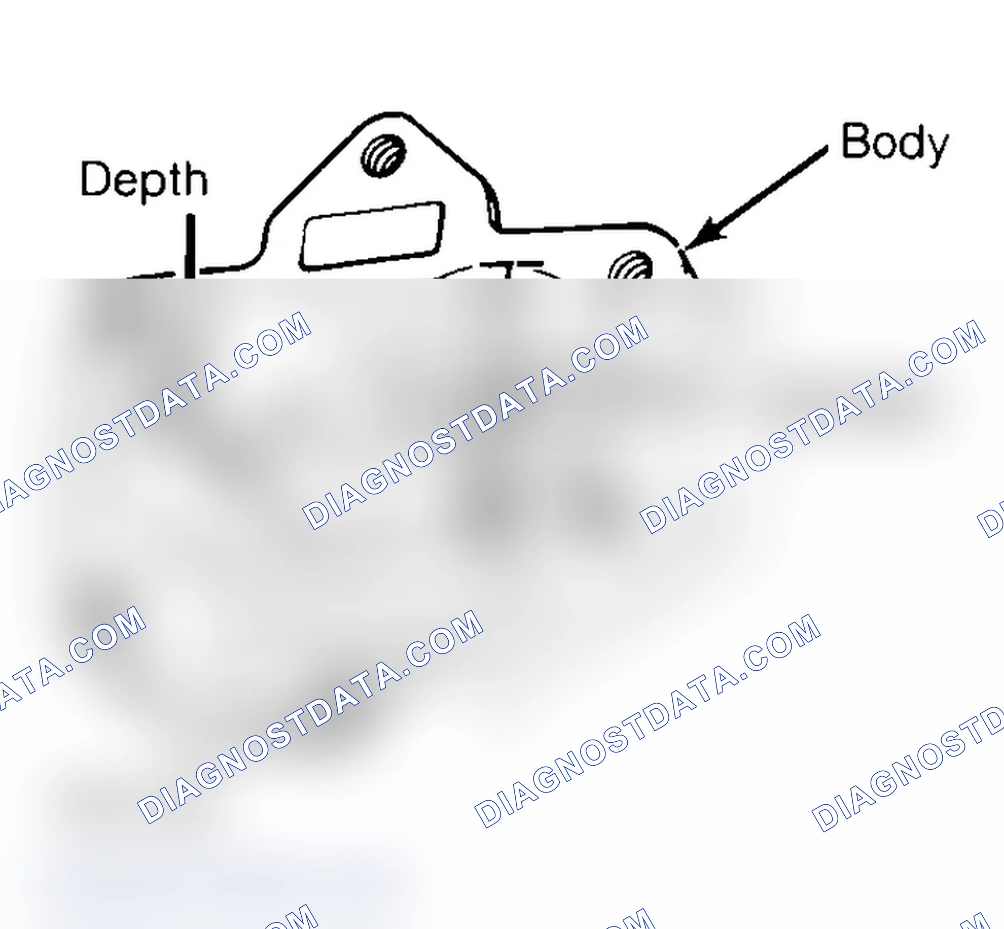 Scheme 35: Measuring Oil Pump Gear Cavity