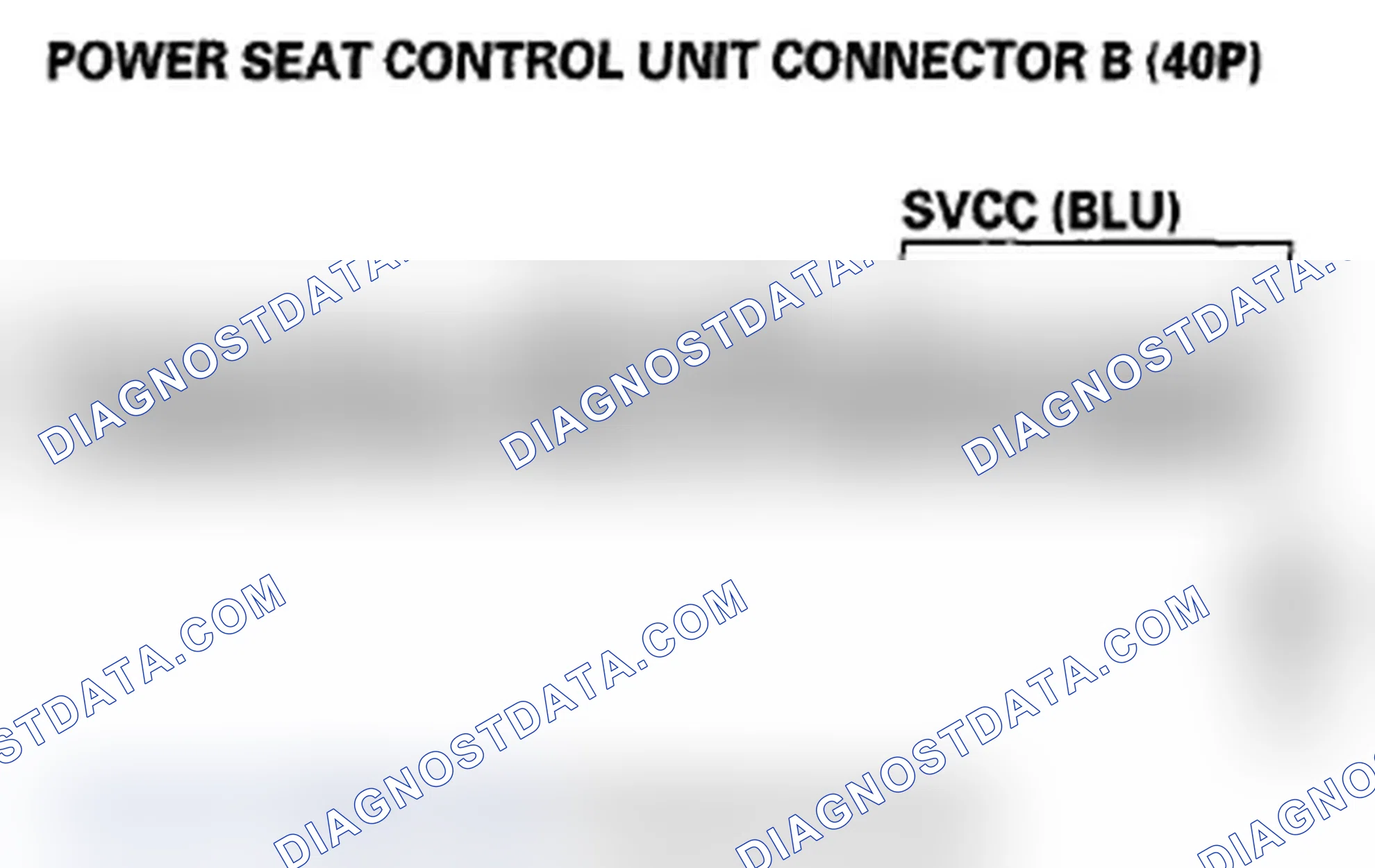 Scheme 64: DTC B1836: Power Seat Position Sensor Circuit Short