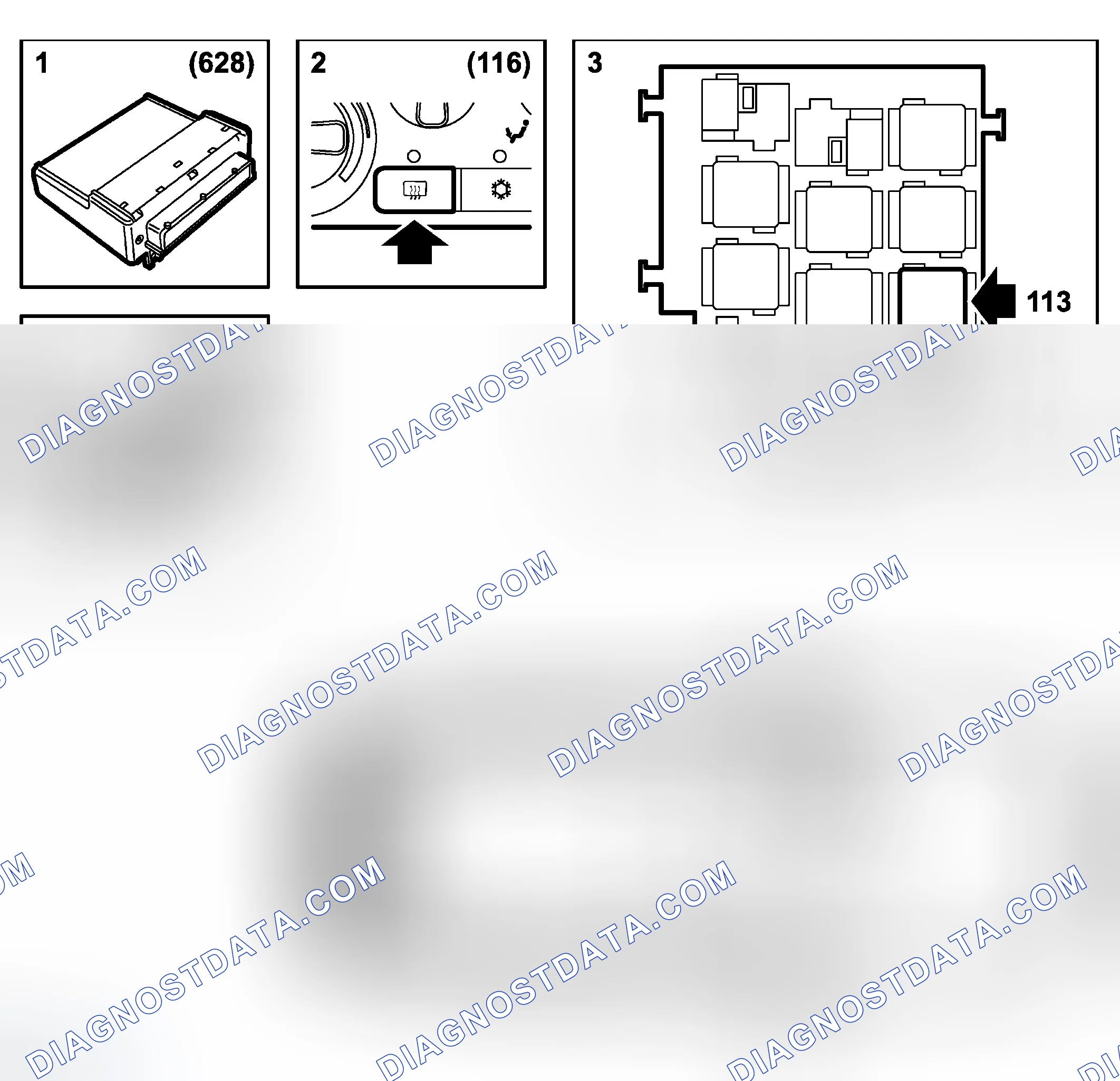 Scheme 27: Main Components, Electrically Heated Rear Window And Door Mirrors (5D)