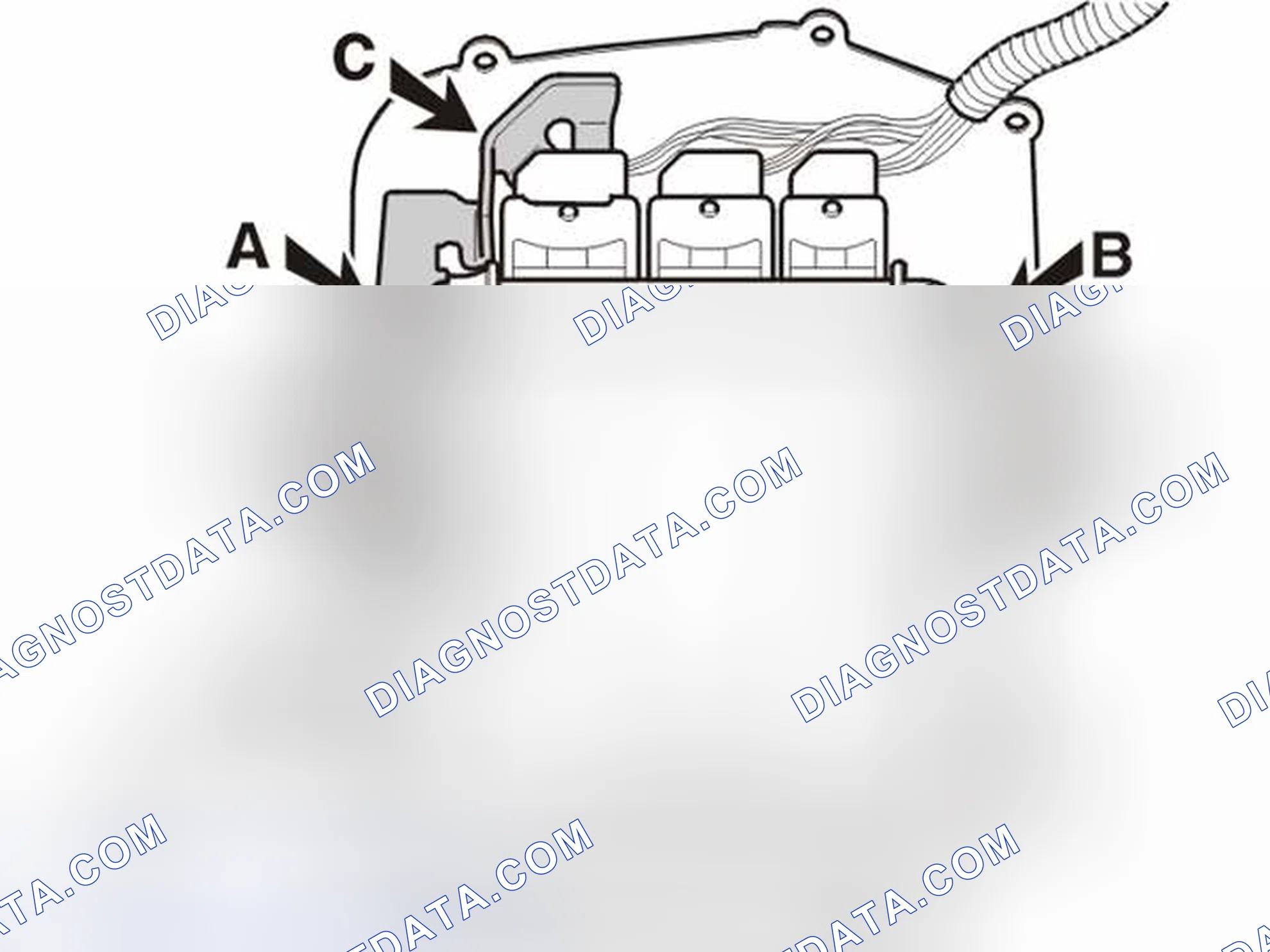 Scheme 139: Removing engine control module (ECM)
