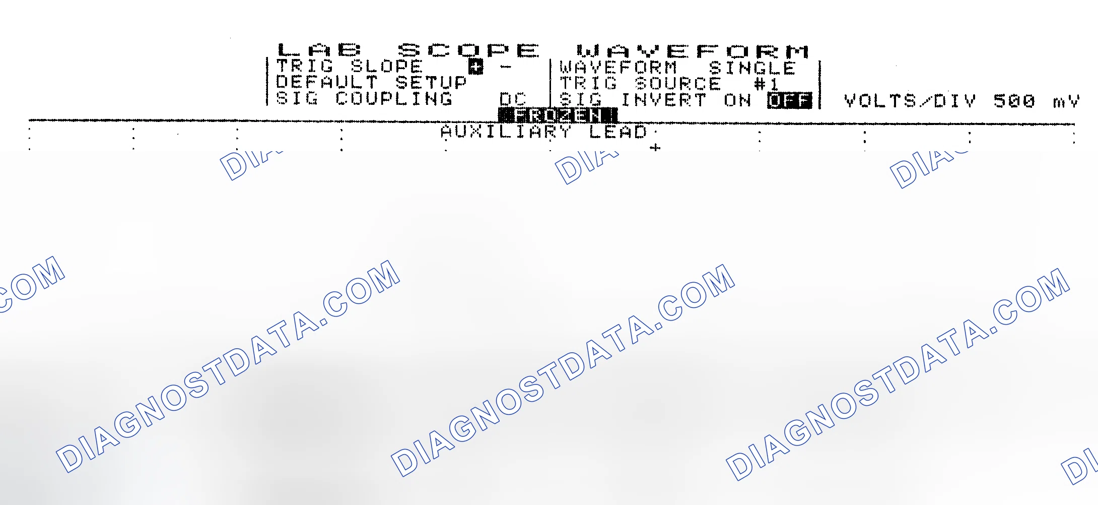Scheme 10: Single Injector w/Excessive Current Flow - Current Pattern