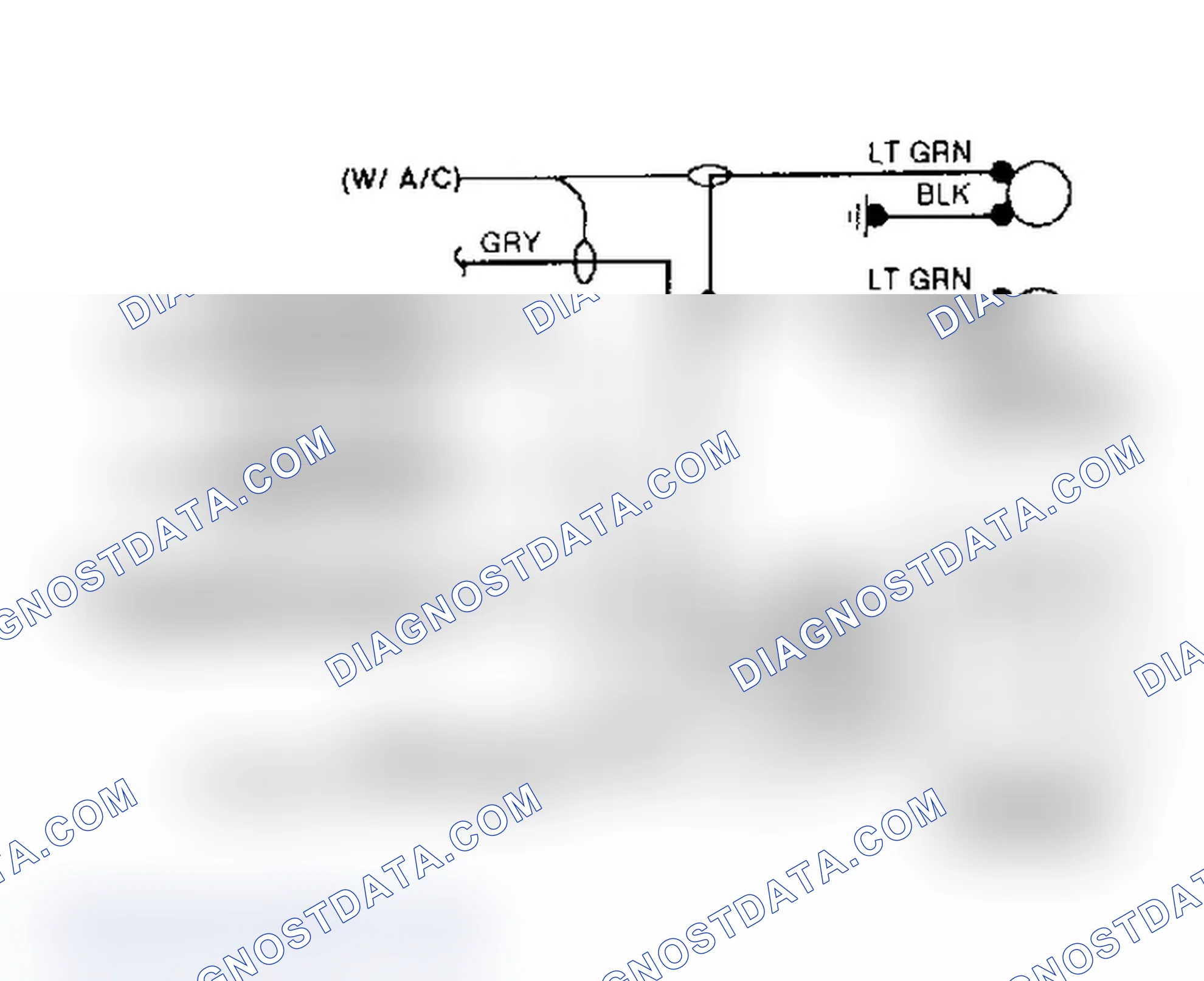 Scheme 8: Electric Cooling Fan Schematic (Dynasty 2.5L)