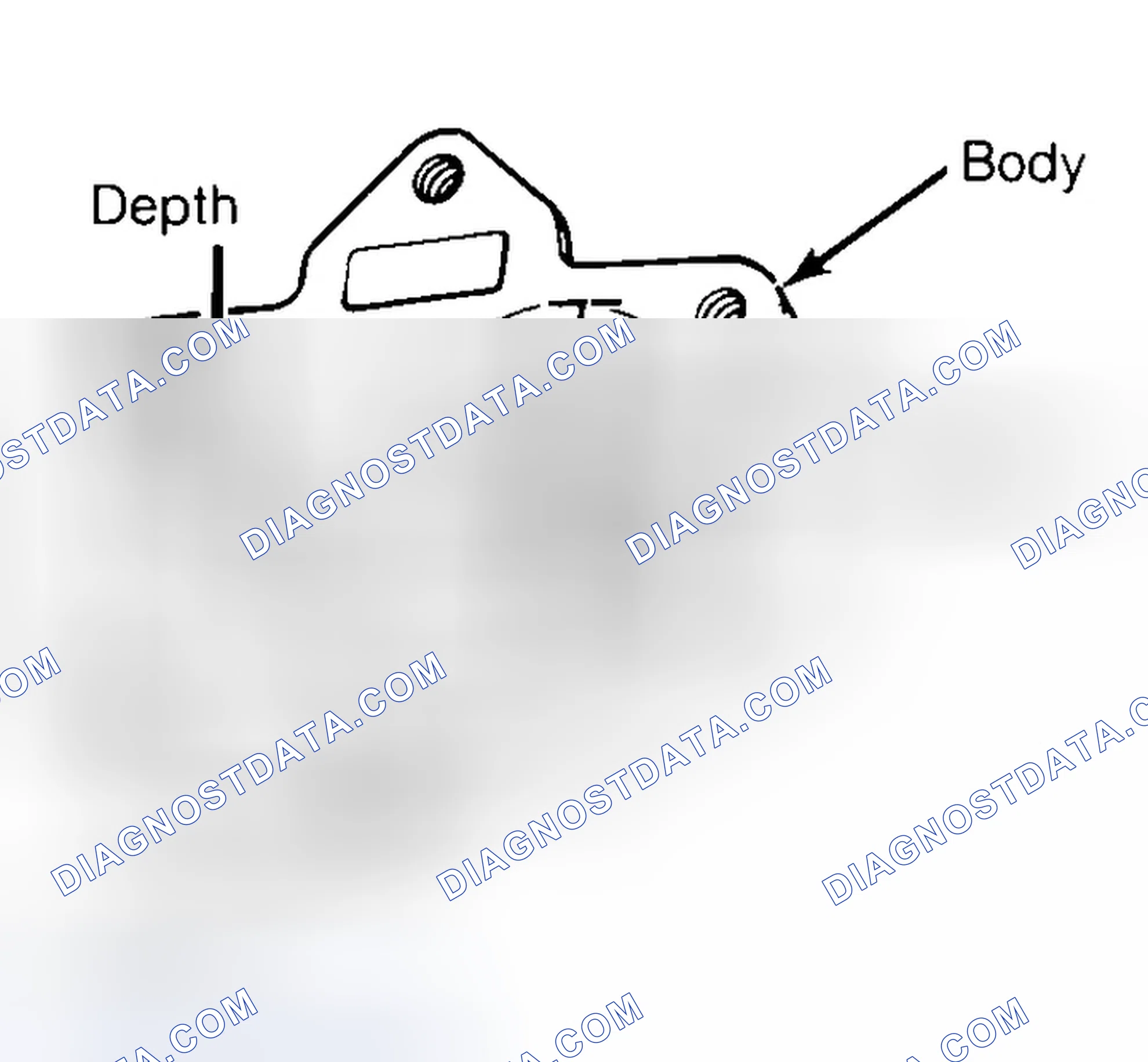 Scheme 35: Measuring Oil Pump Gear Cavity