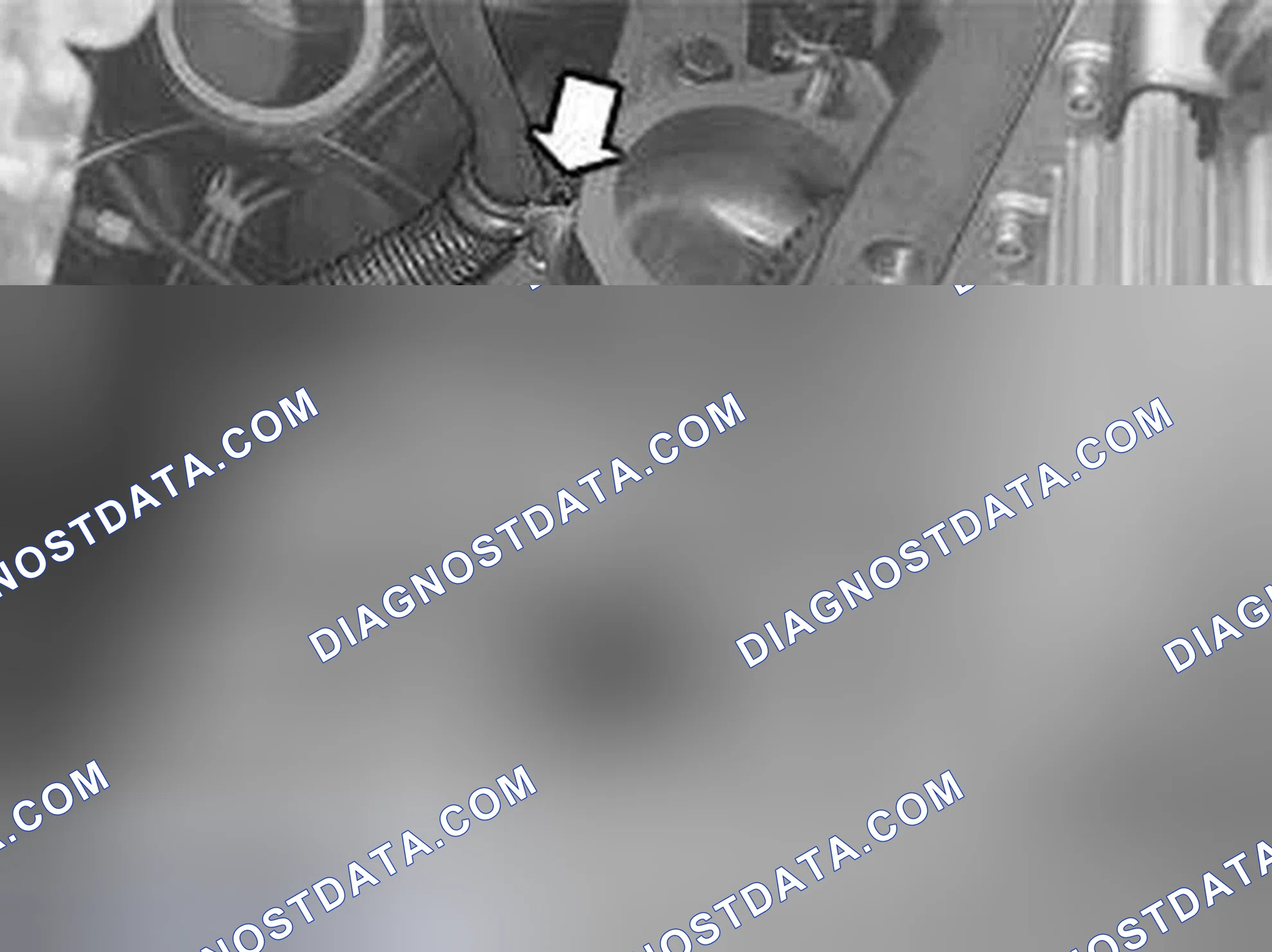 Scheme 87: Installing the screw and clamp on the gearbox