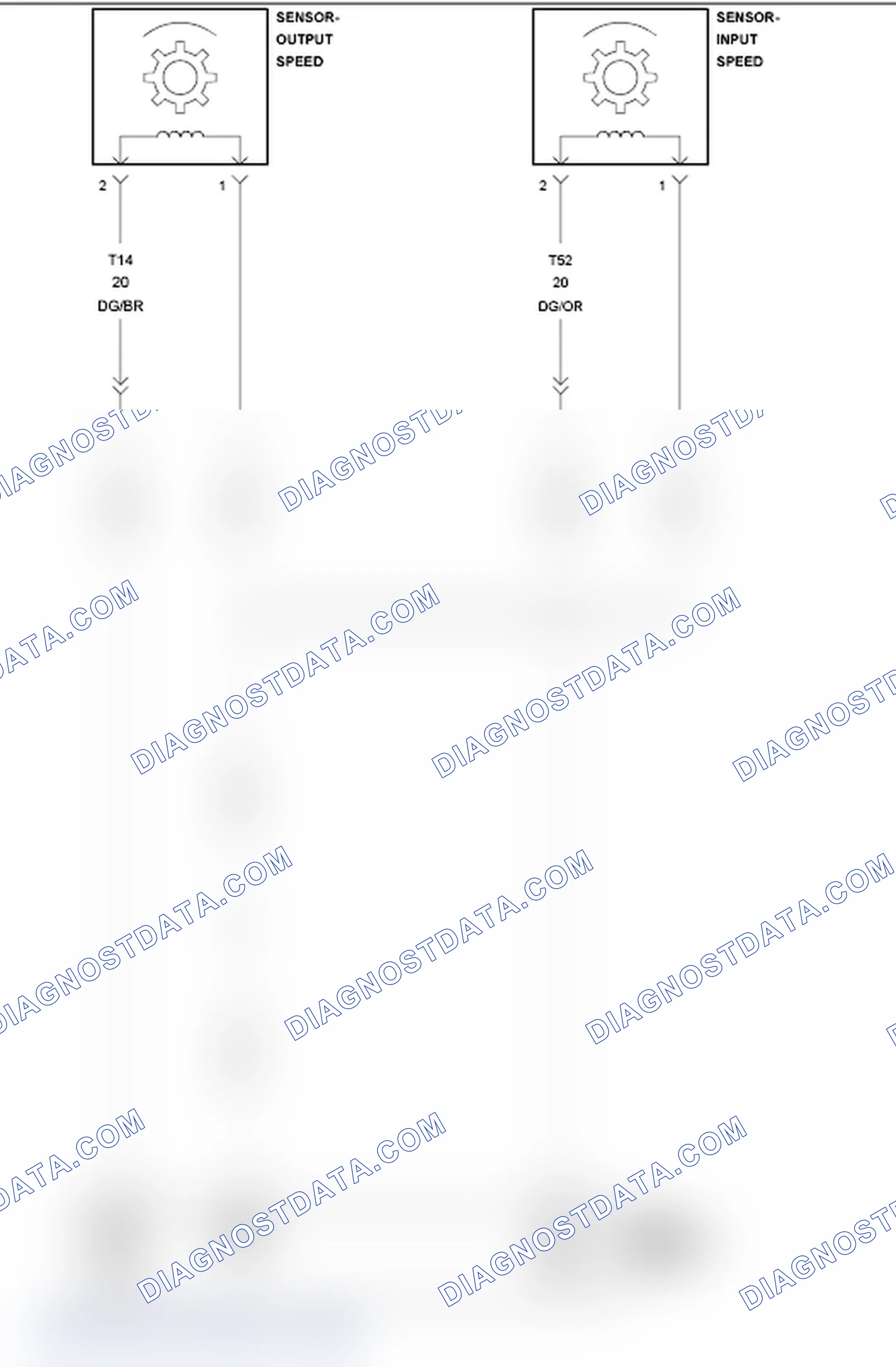 Scheme 739: P0715-INPUT SPEED SENSOR 1 CIRCUIT