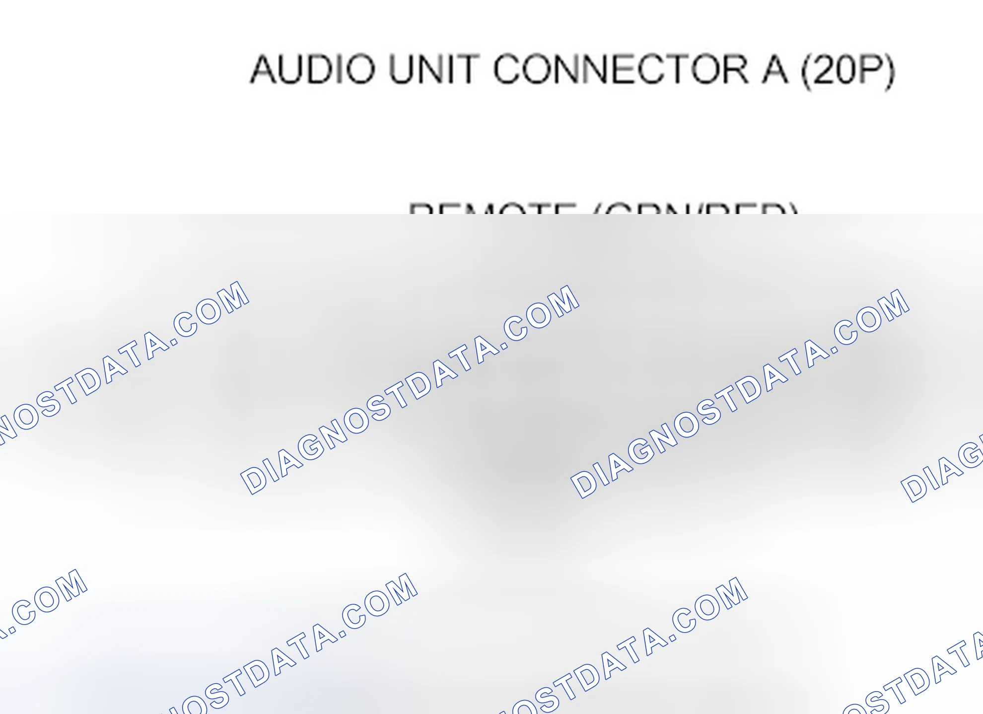 Scheme 115: Audio Remote Switch Does Not Work Properly (Without Navigation)