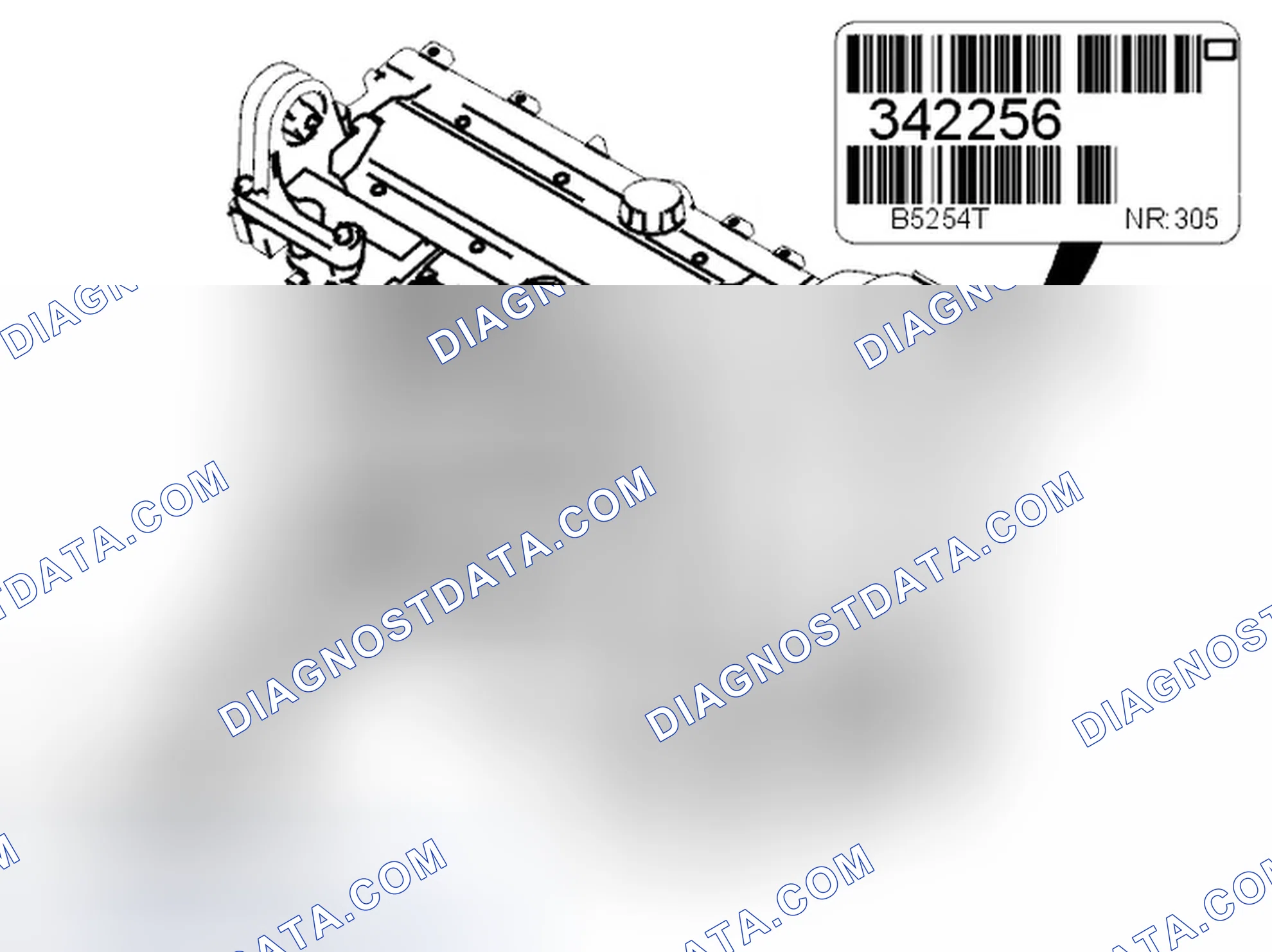 Scheme 262: Engine manufacture number, engine serial number and type
