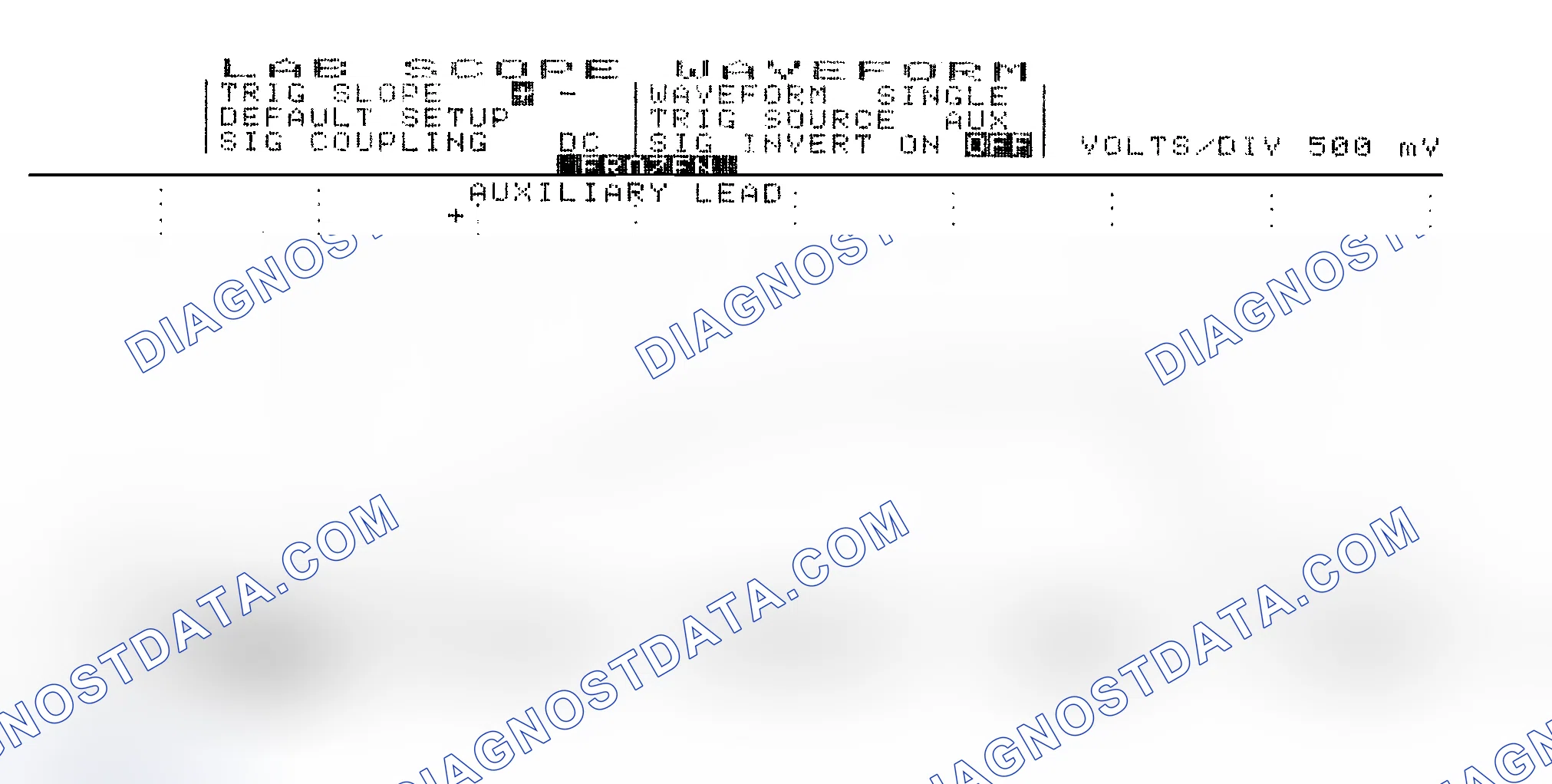 Scheme 14: Single Injector w/Excessive Current Flow - Current Pattern