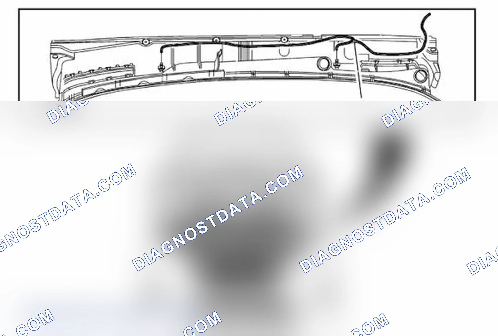 Scheme 16: Windshield Washer Solvent Container Hose Replacement