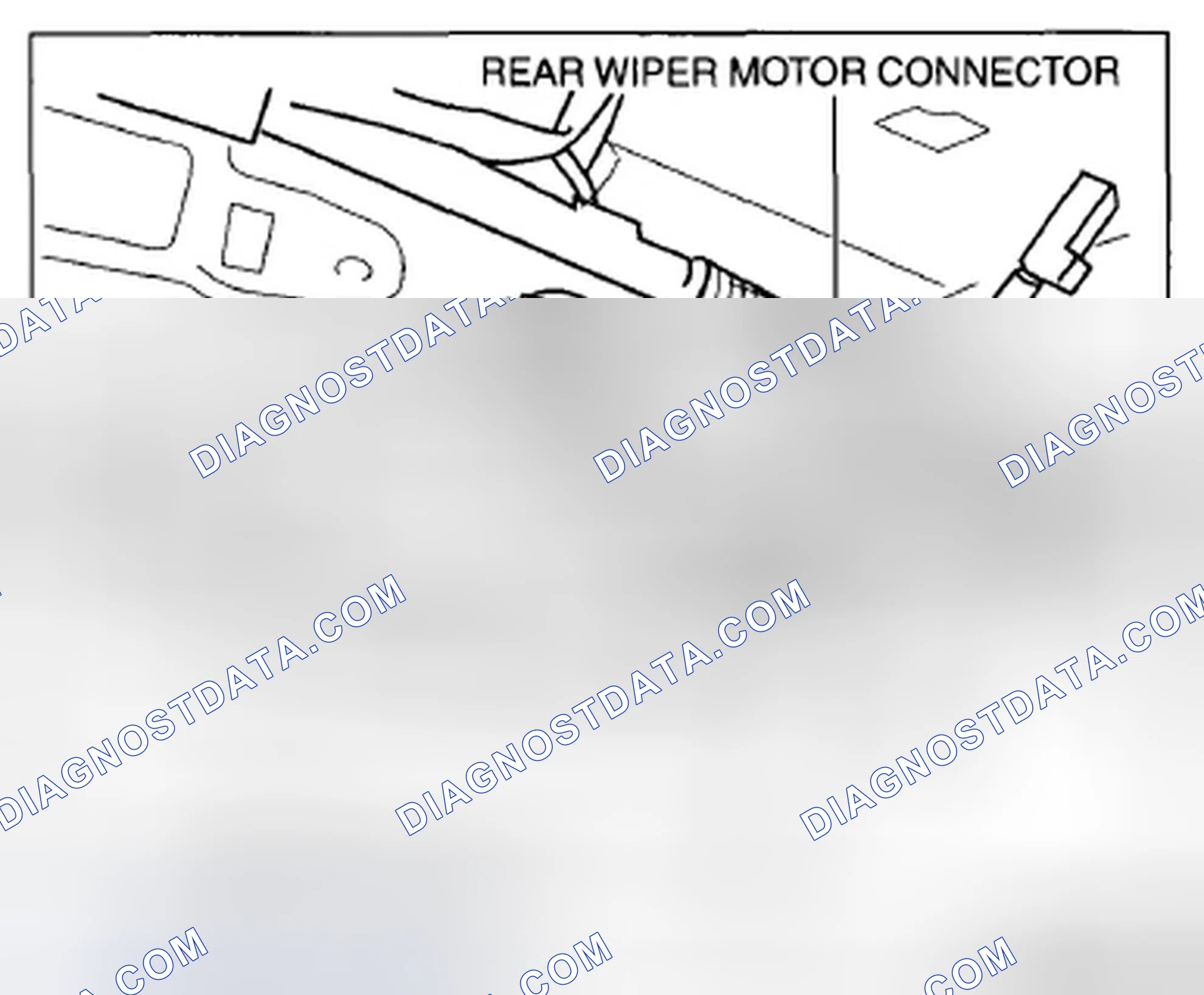 Scheme 19: REAR WIPER MOTOR REMOVAL/INSTALLATION