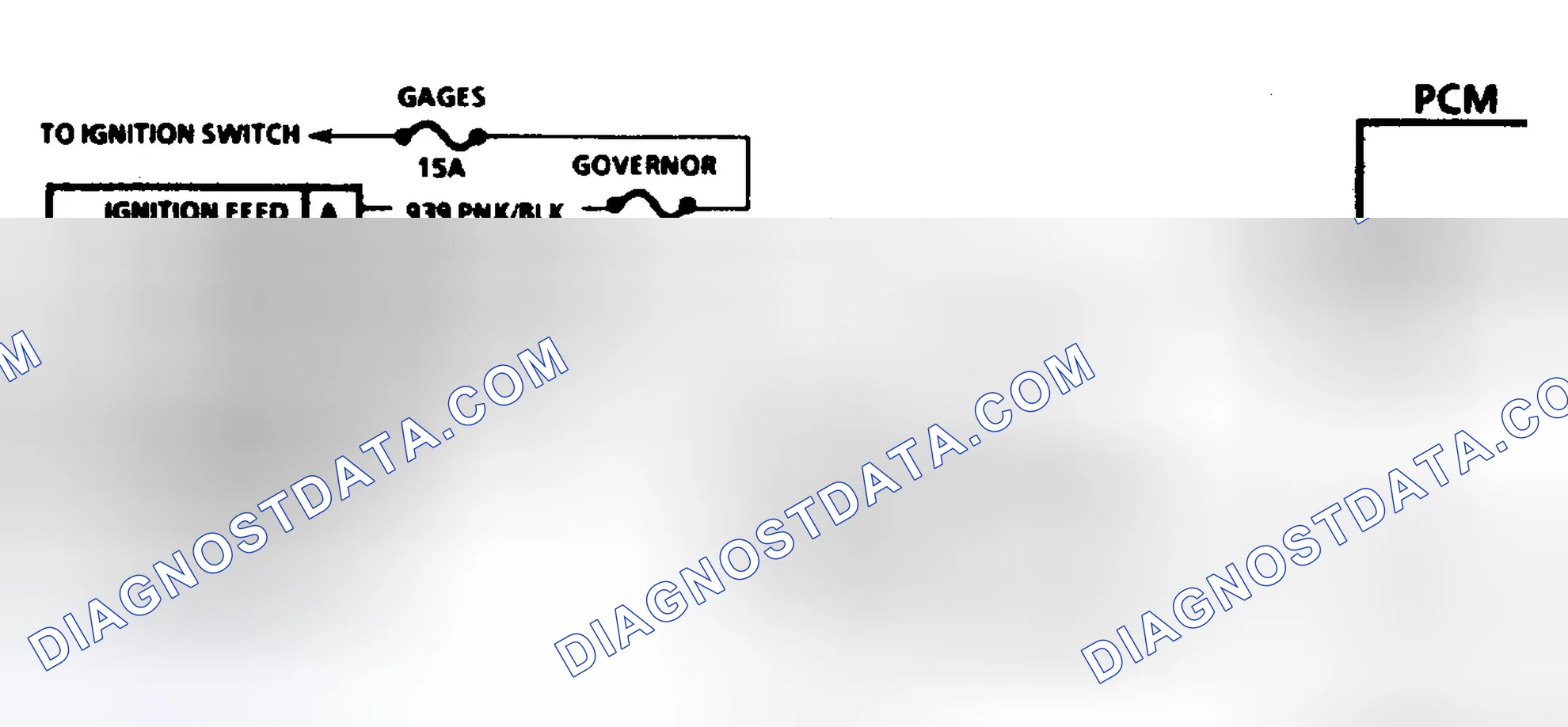 Scheme 20: Code 31 Schematic (5.7L "G" Series) Engine Speed Governor