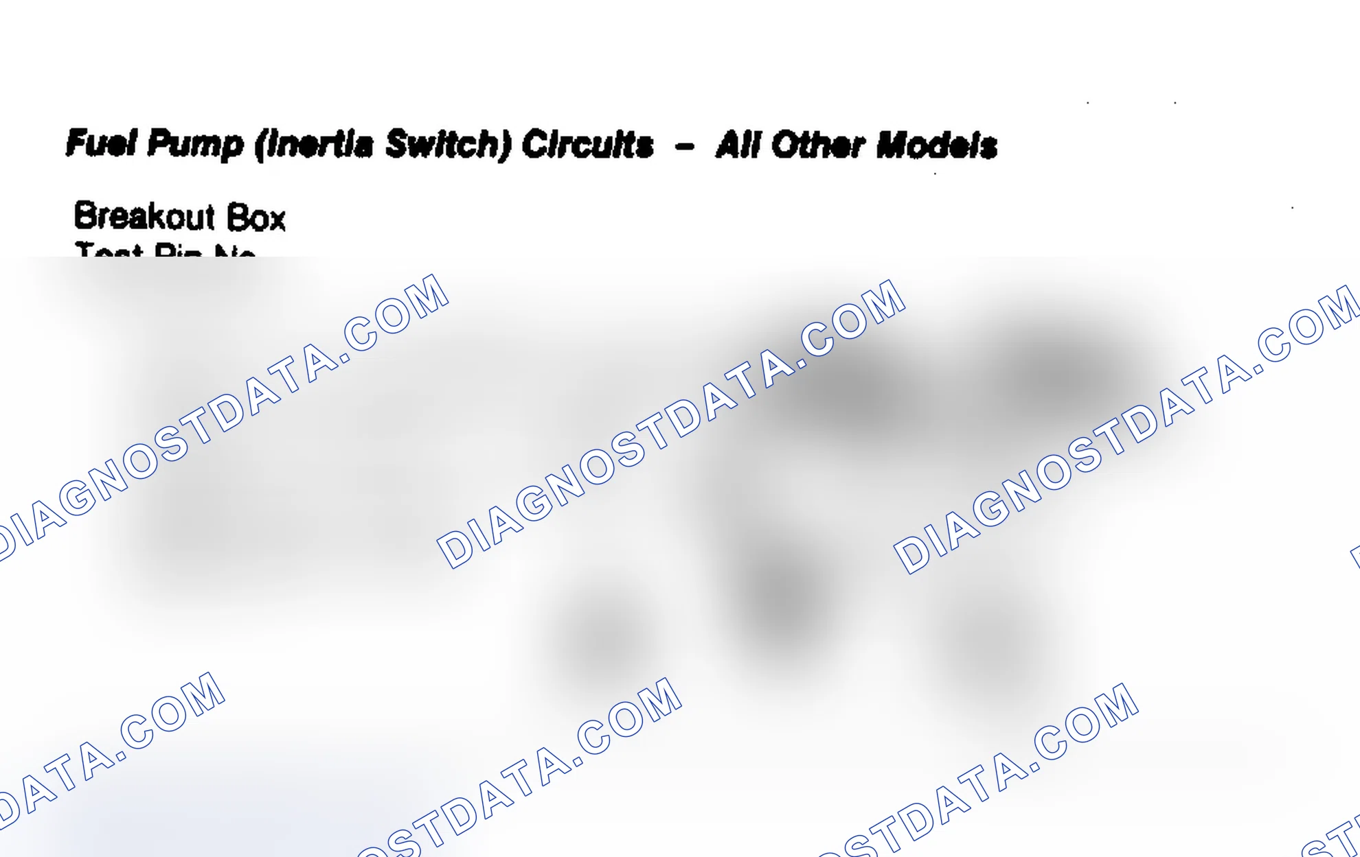 Scheme 84: Fuel Pump (Inertia Switch) Circuits