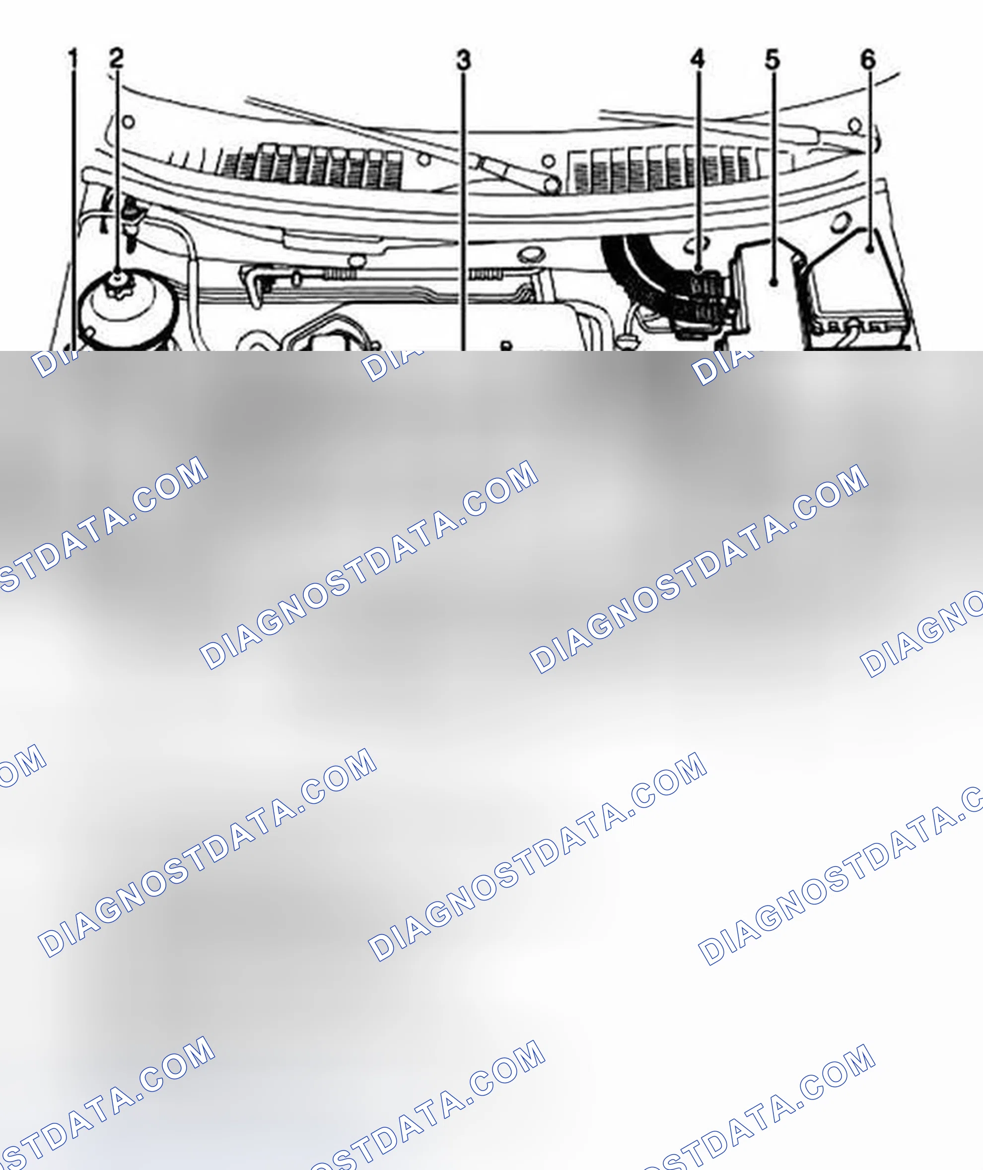 Scheme 1: TD4 - DIESEL ENGINE - UNDER BONNET VIEW