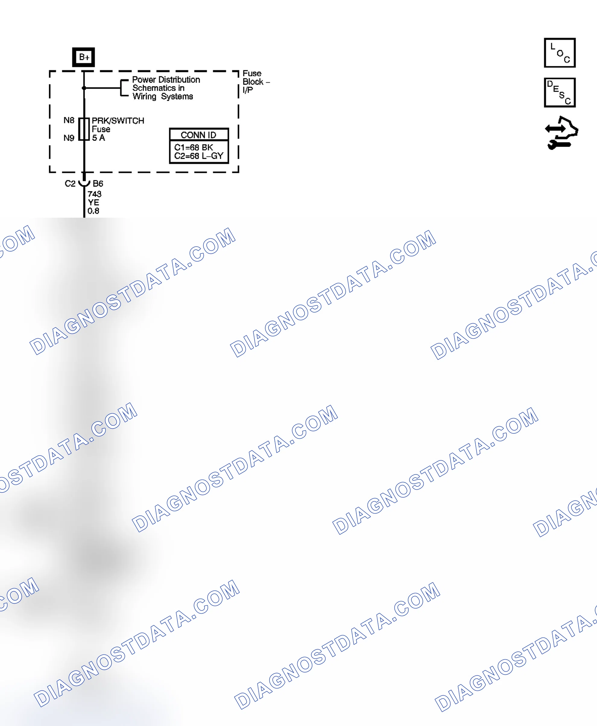 Scheme 1: Column/Ignition Lock Schematics