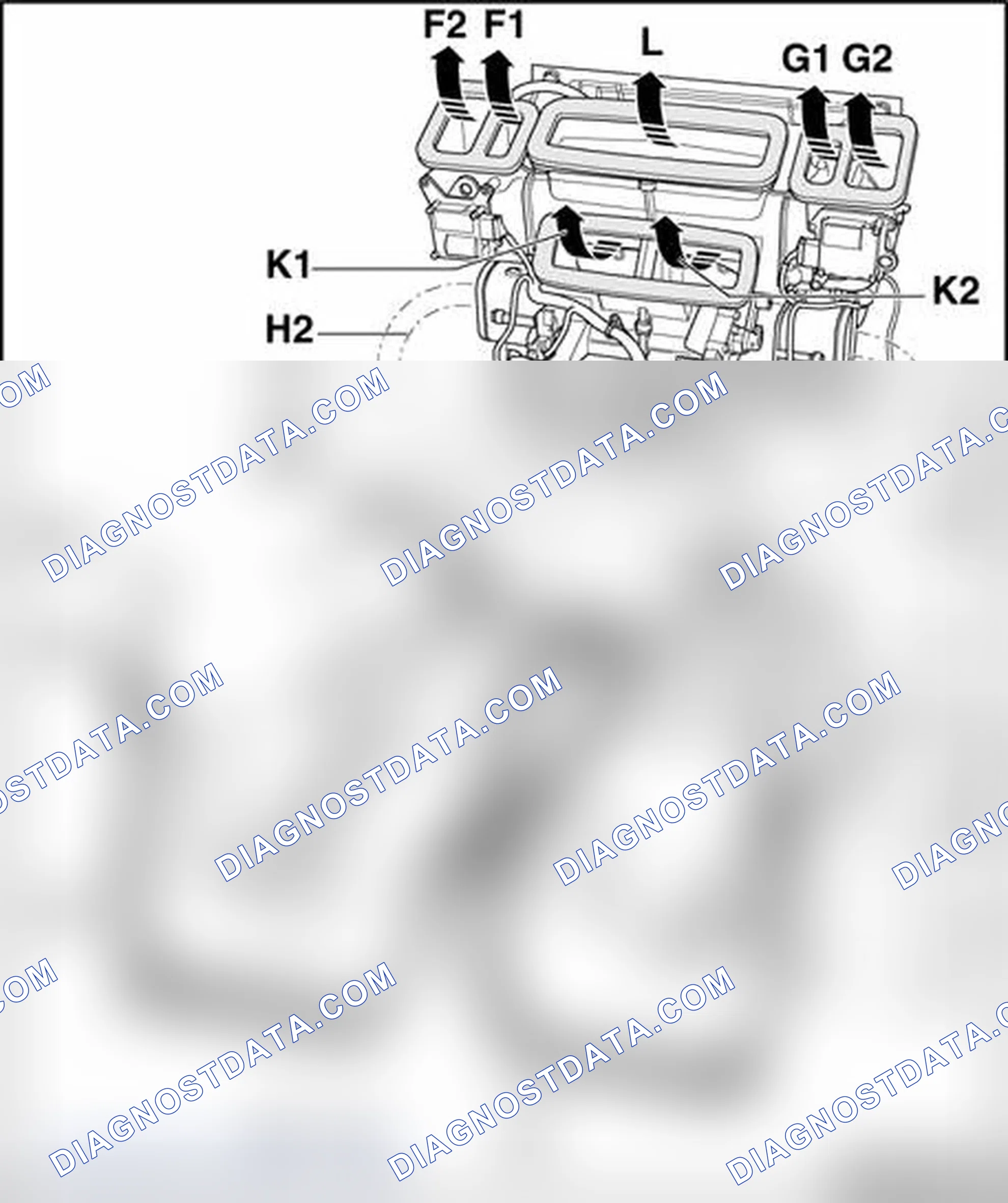 Scheme 109: Air routing and air distribution in passenger compartment