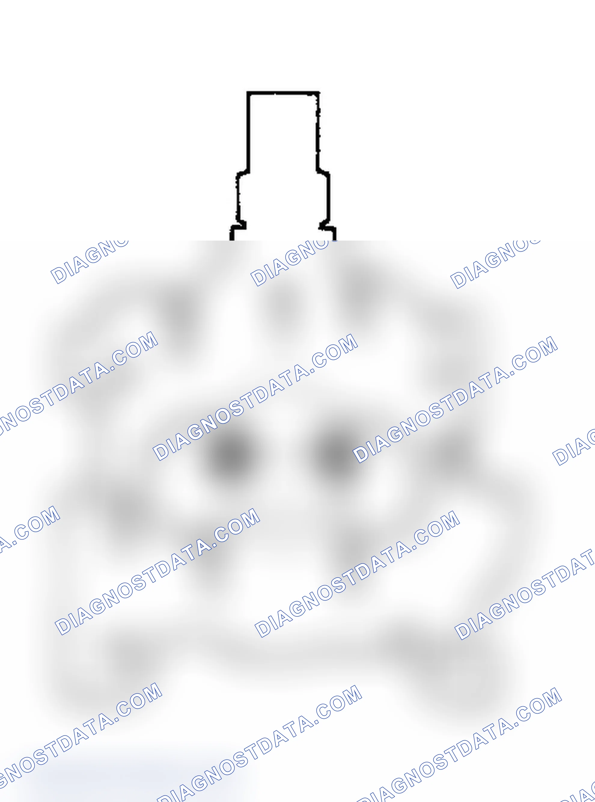 Scheme 62: Air Horn Screw Tightening Sequence Screws 1 and 2 are countersunk next to venturi.